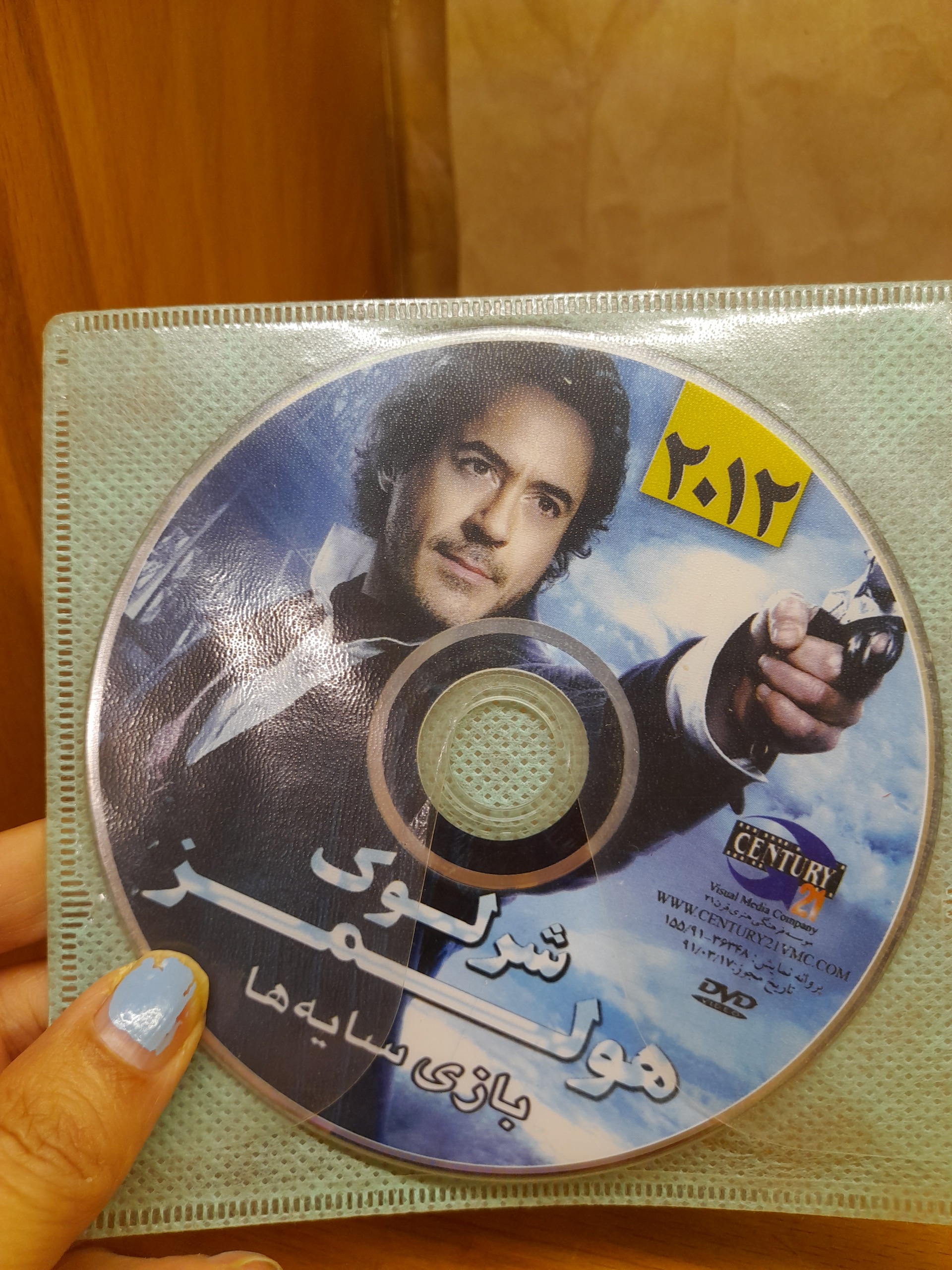 شرلوک هولمز بازی سایه ها-اورجینال DVD.2012