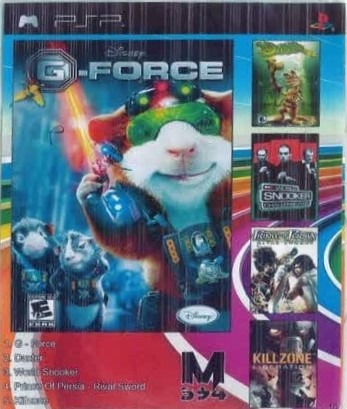 بازی PSP مجموعه رایتی DVD کد 1