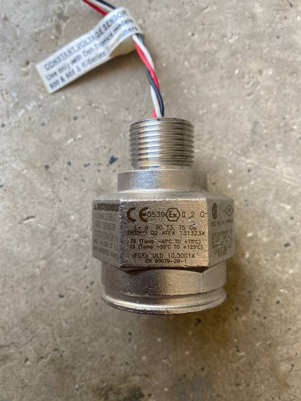 ابزاز دقیق سنسور متان گاز Det-tronic CGSS1C6V2R1X