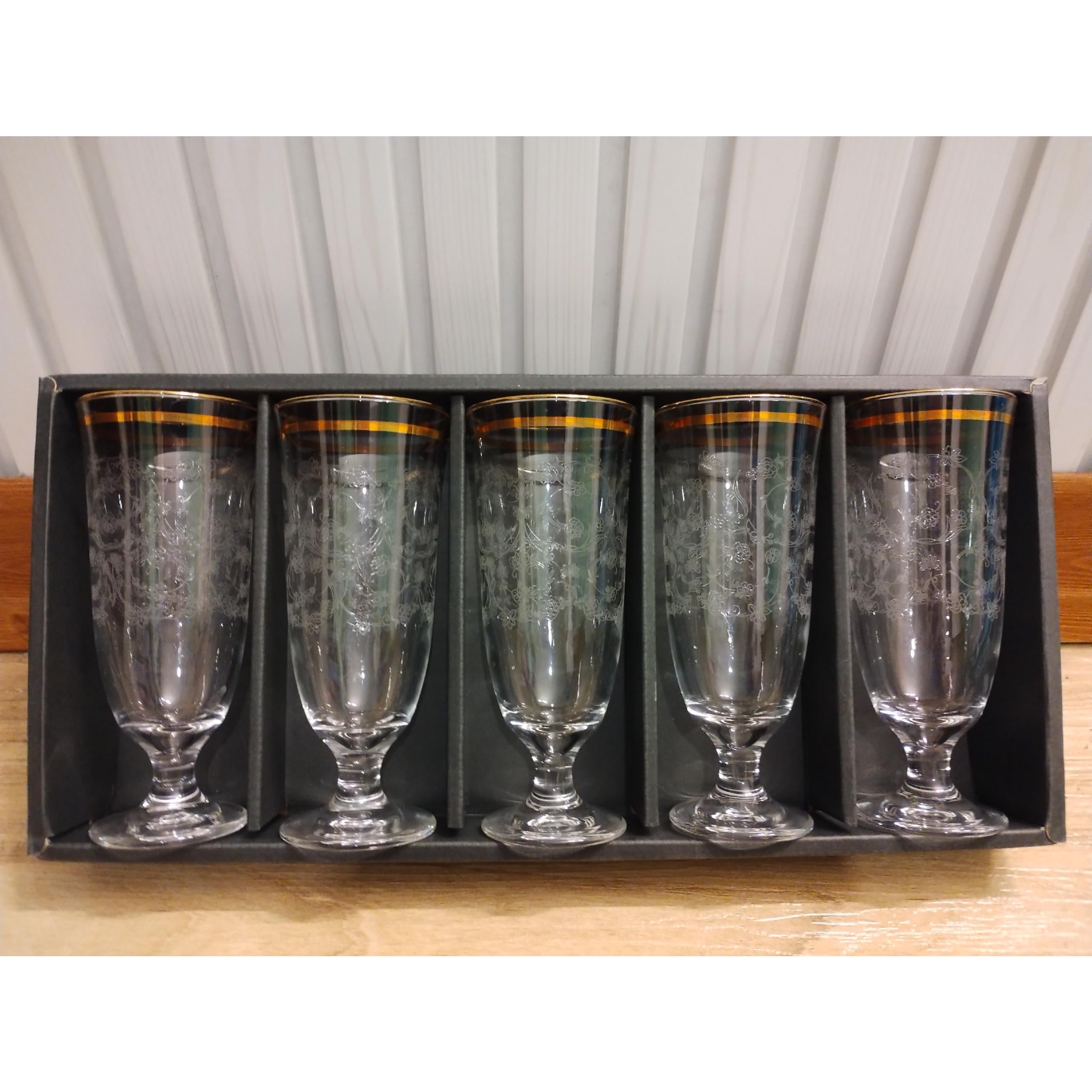 ست 5 عددی لیوان پایه دار ساساکی ژاپن