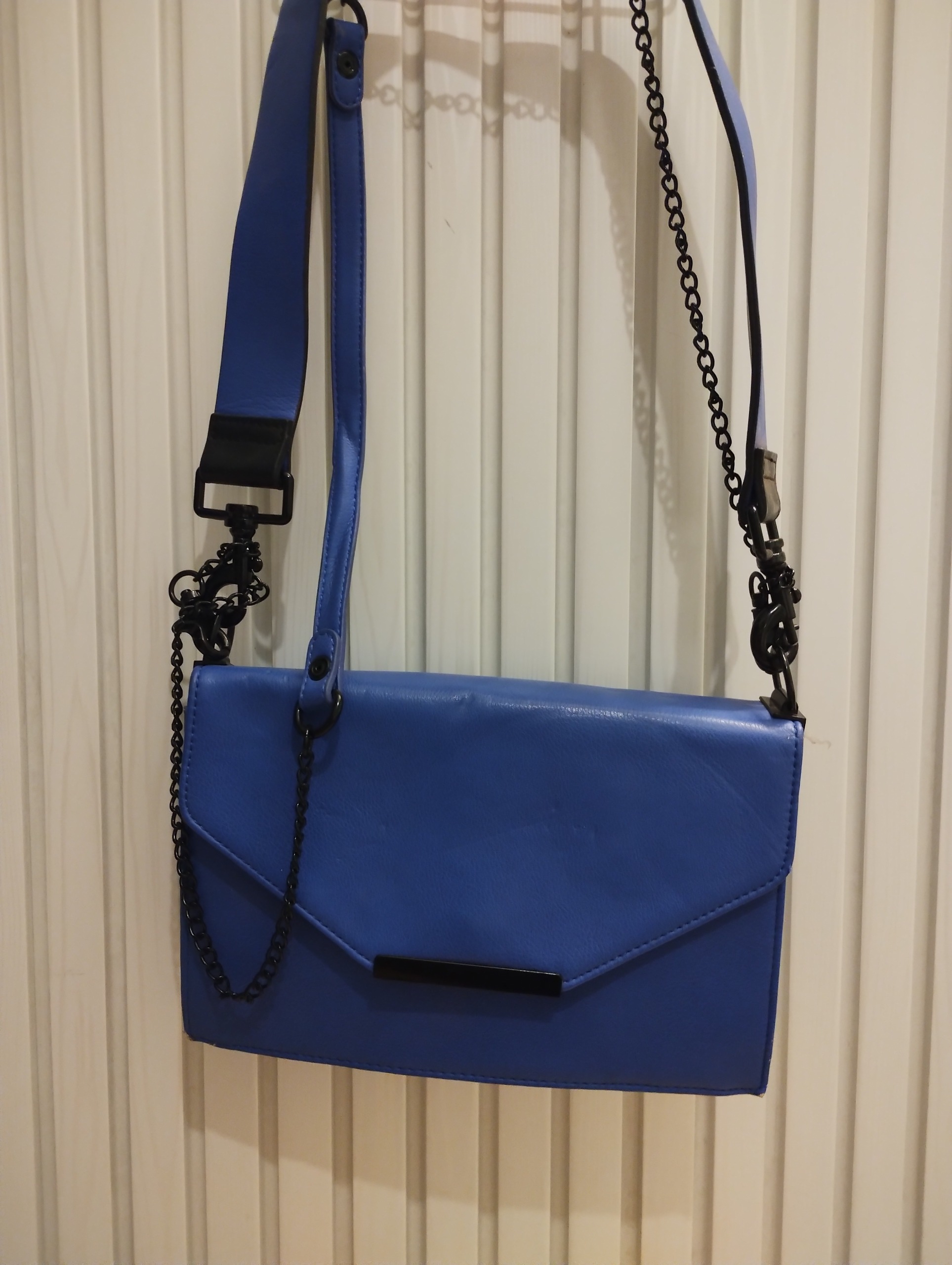 کیف دوشی زنانه INC آبی کاربنی