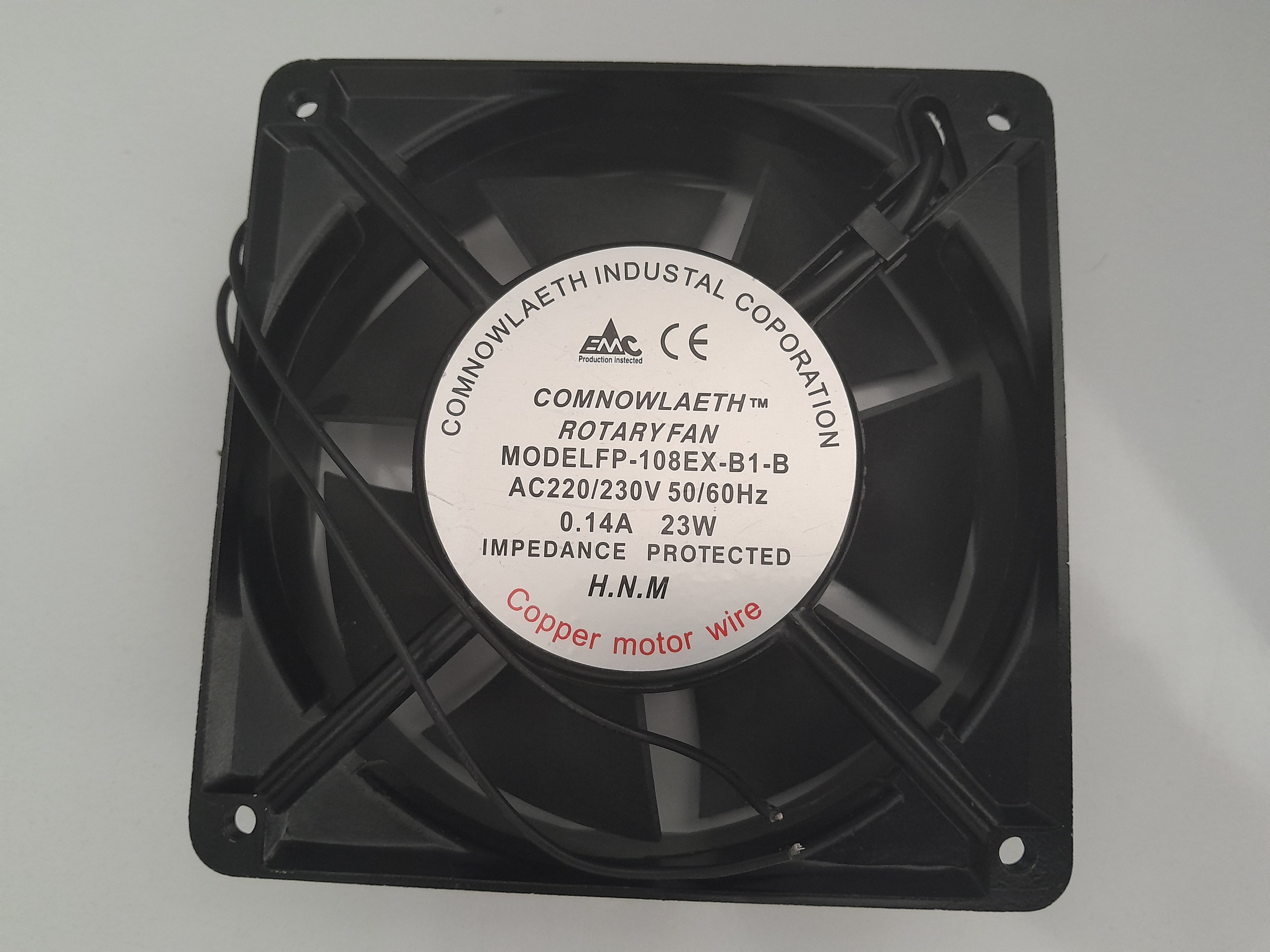 فن تابلویی 220 ولت AC به ابعاد (12x12)