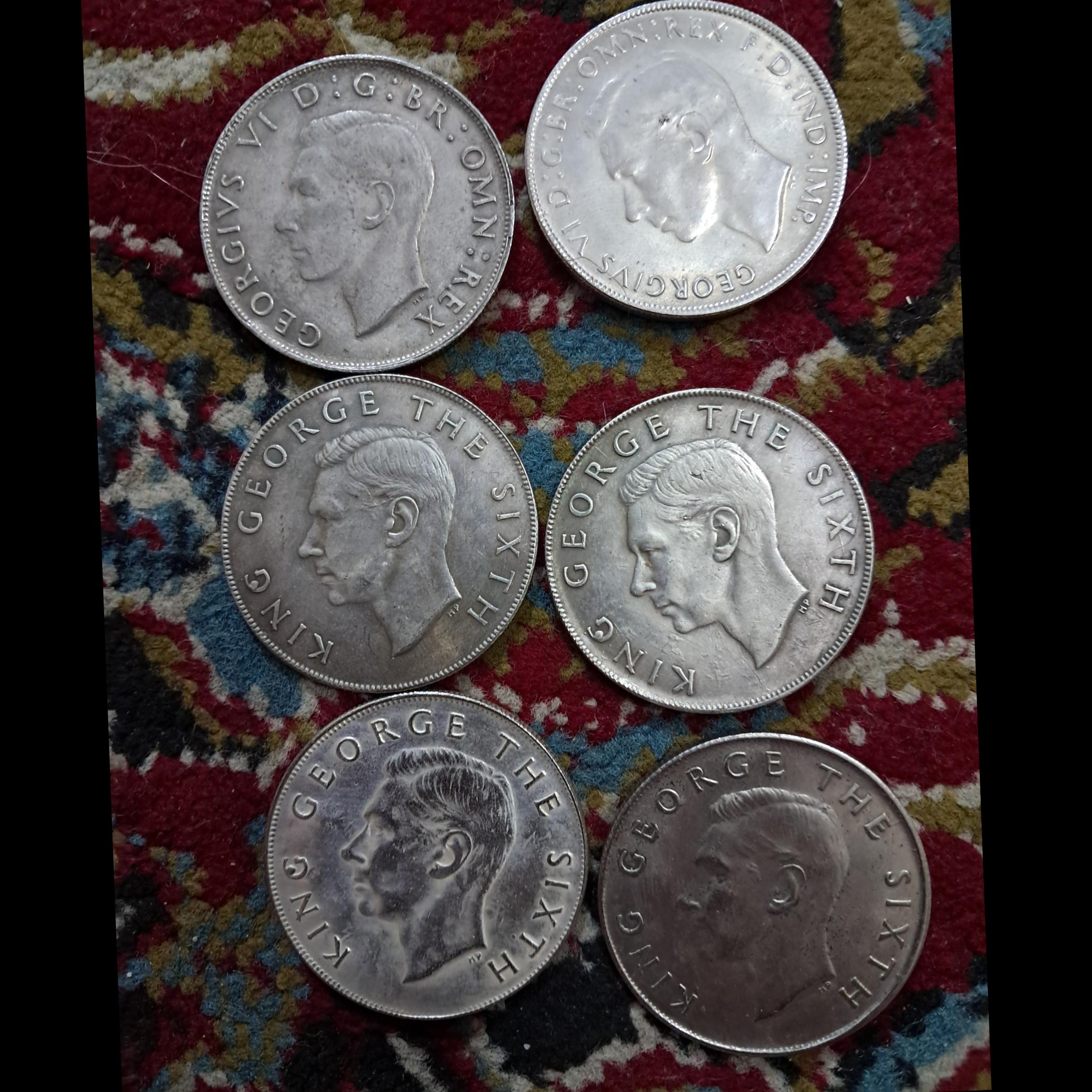ست سکه جورج پادشاه انگلیس