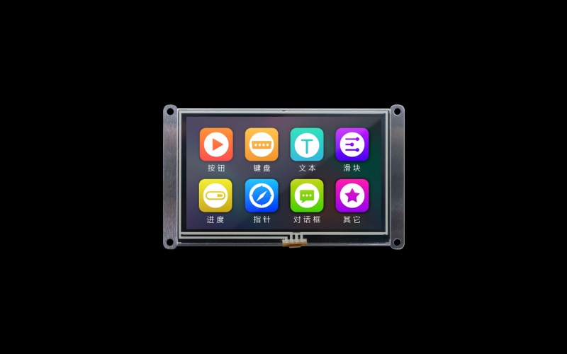 نمایشگر 4/3 اینچی فول کالر تاچ HMI مدل TJC4827T143