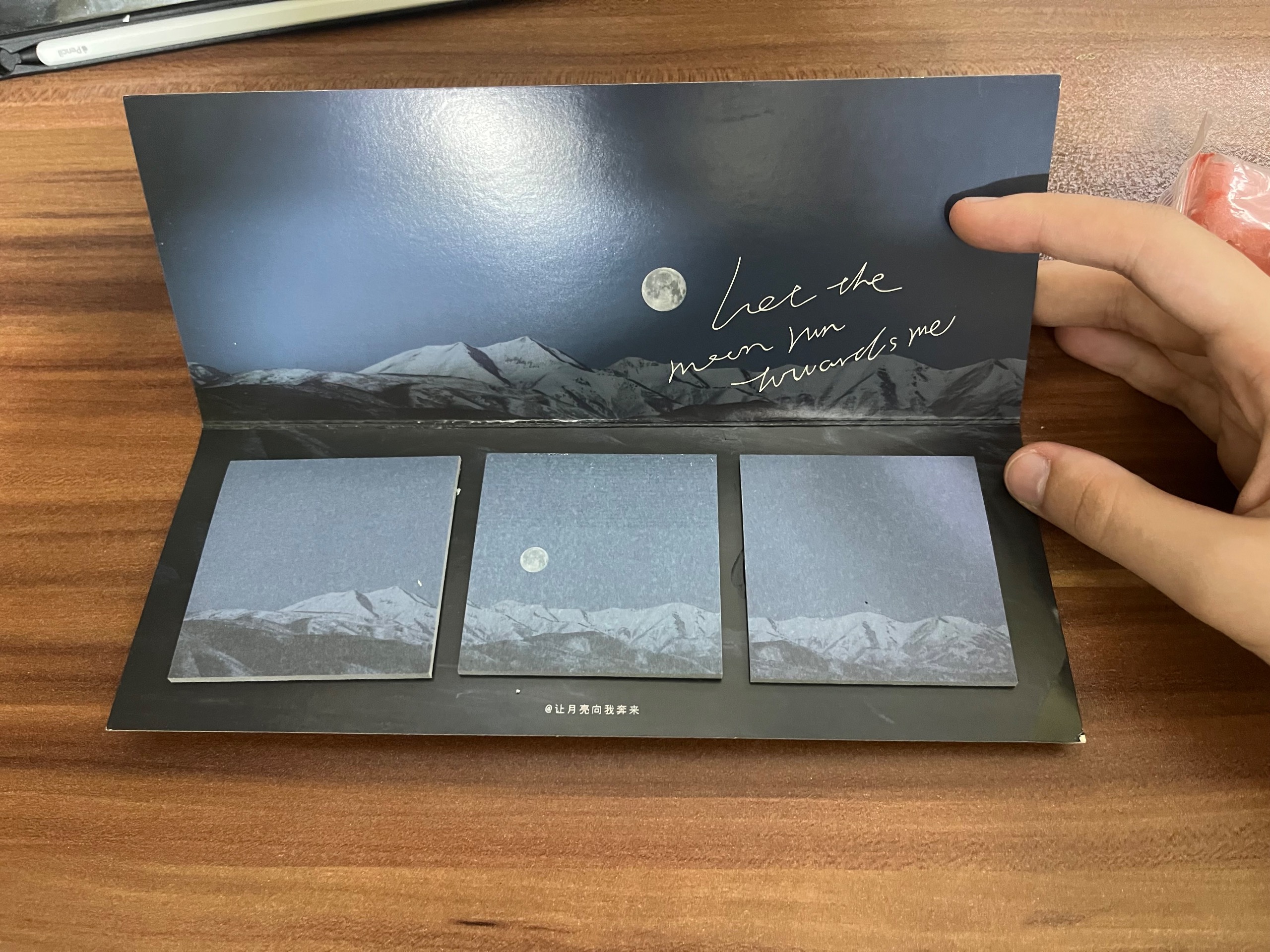 استیک نوت مدل قرص ماه کامل