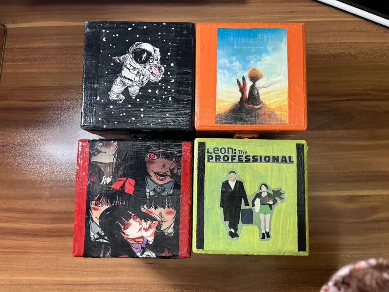 پک چهارتایی جعبه های کلکسیونی دست ساز