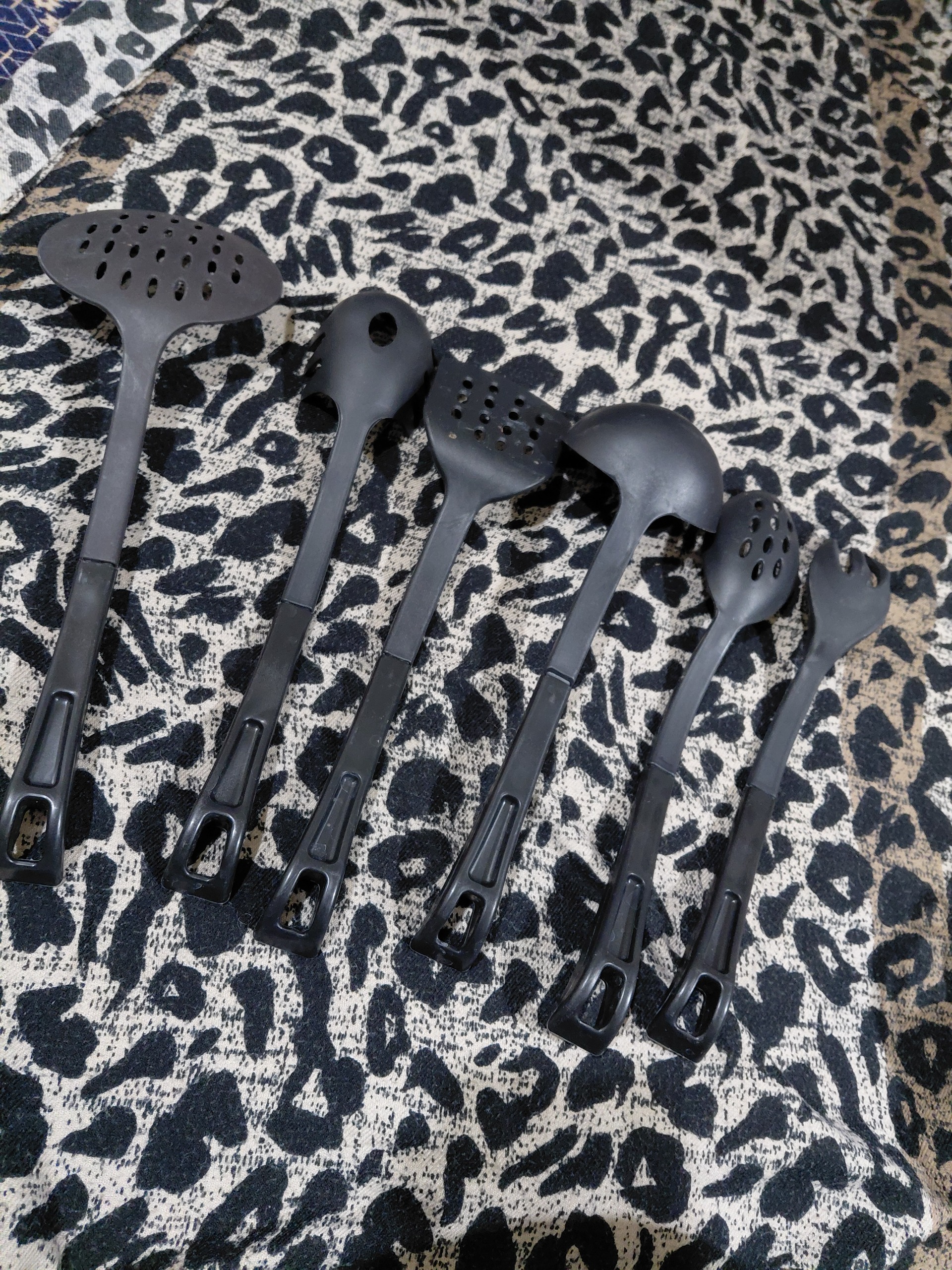 کفگیر ملاقه قاشق های نسوز