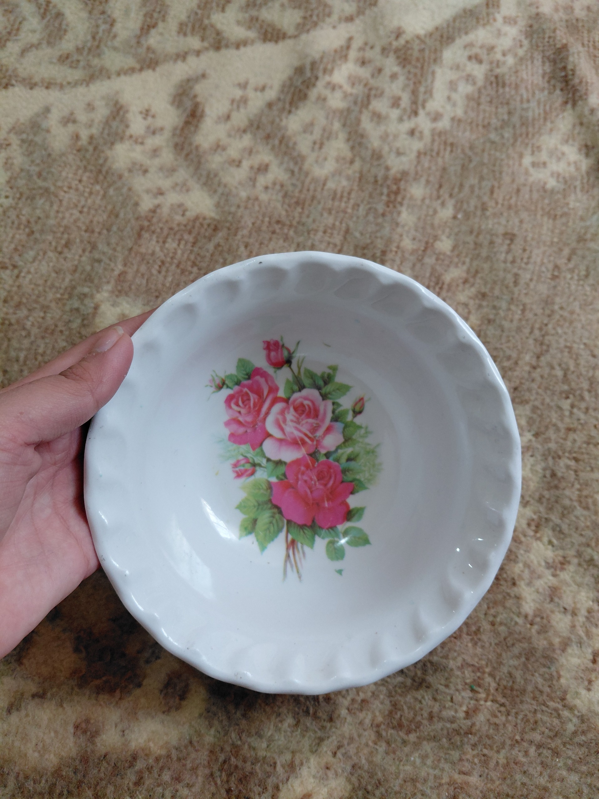 کاسه ملامینیگل صورتی