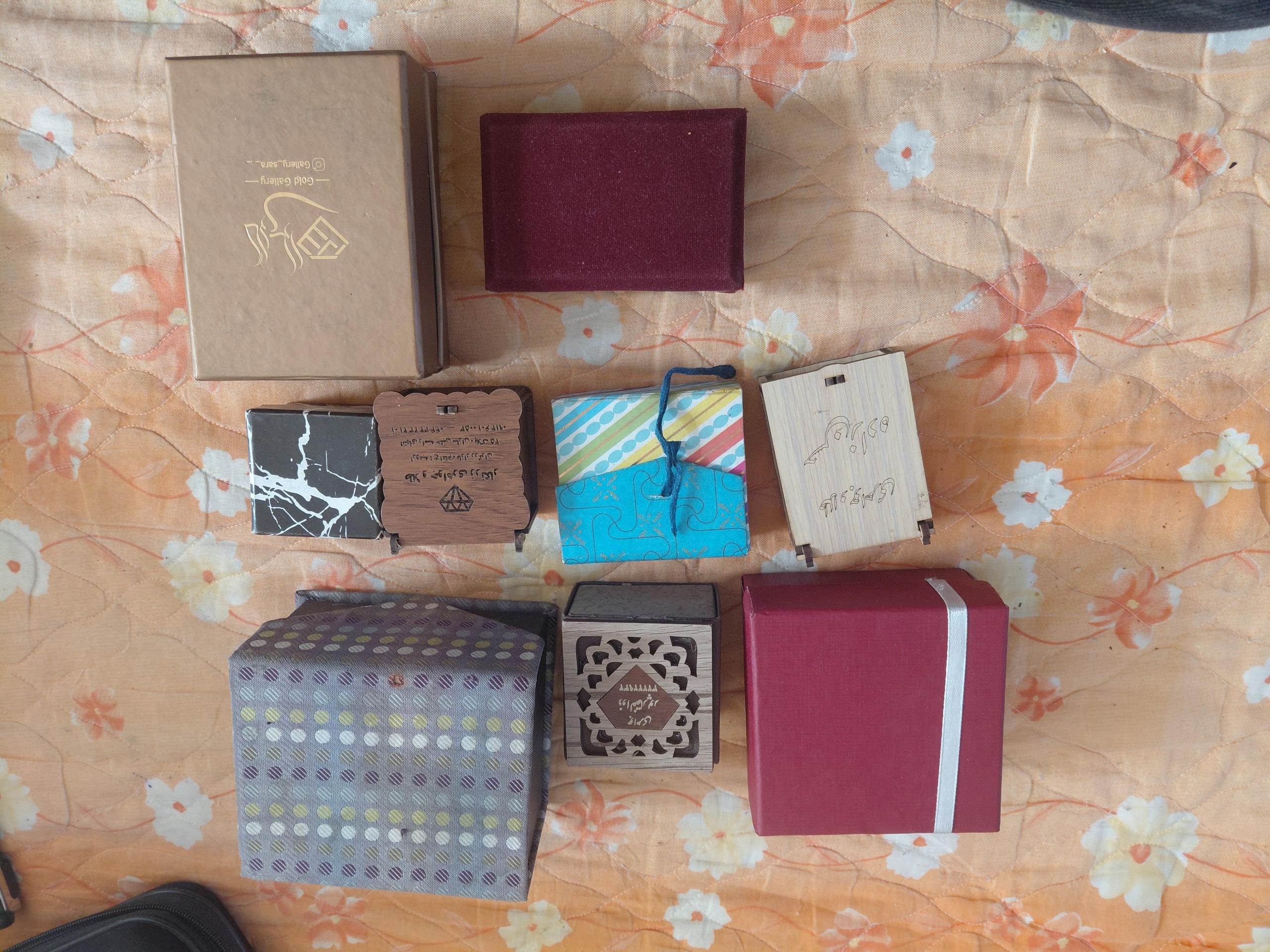 جعبه زیور الات مطابق عکسها