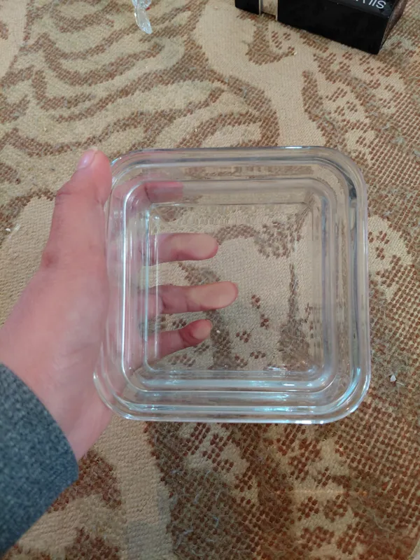 پیاله شیشه ای مطابق عکس