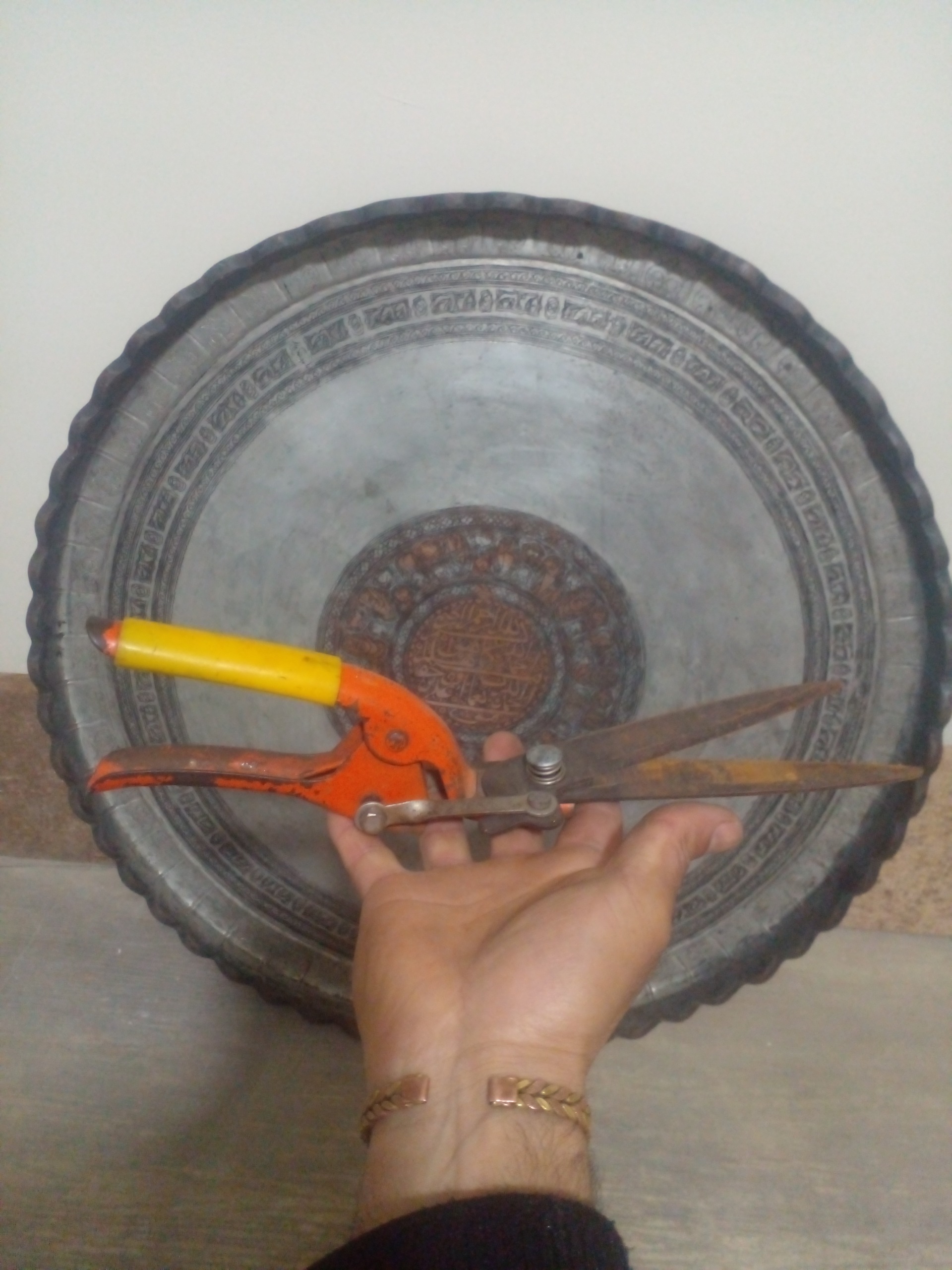 قیچی چمن زنی حک شده ژاپن