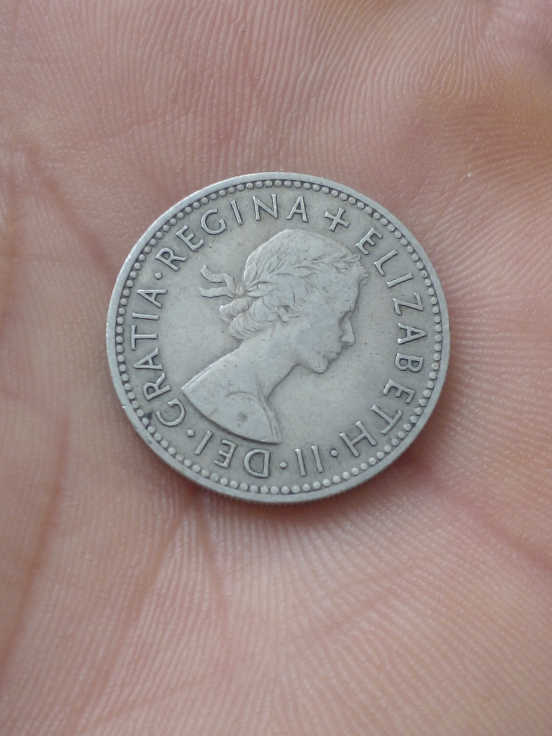 سکه 1 شیلینگ بریتانیا ملکه