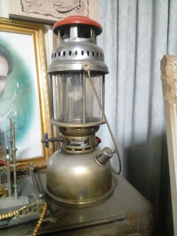 چراغ توری برنجی سالم