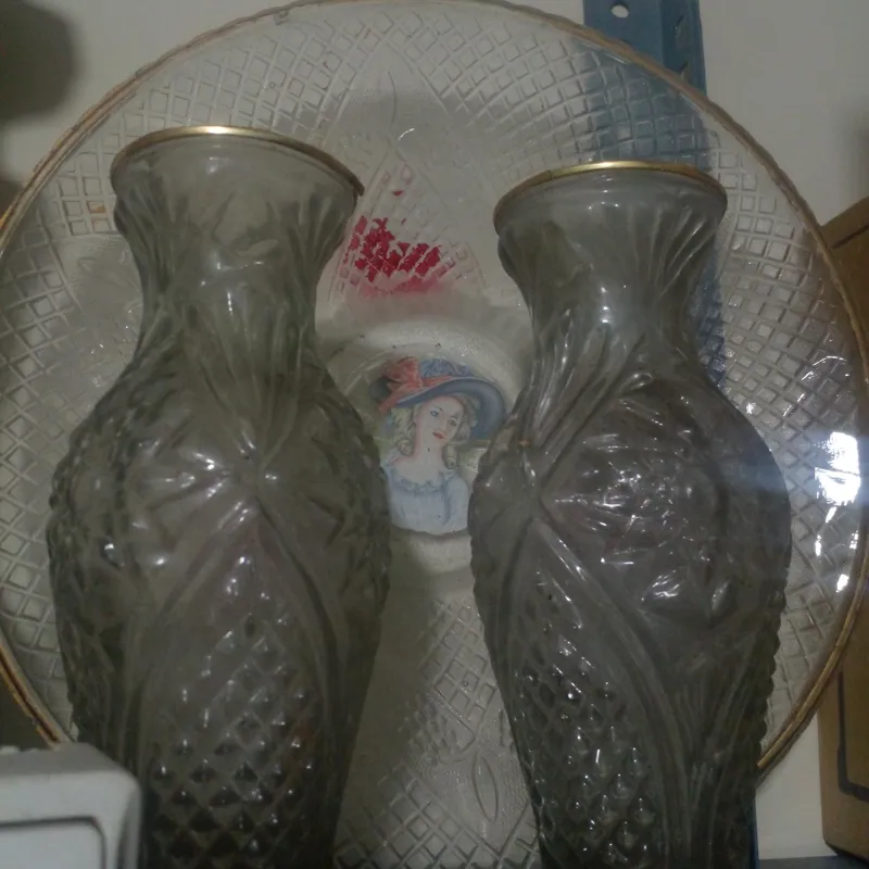 یک جفت گلدان با میوه خوری رخ کل مجموعه 450
