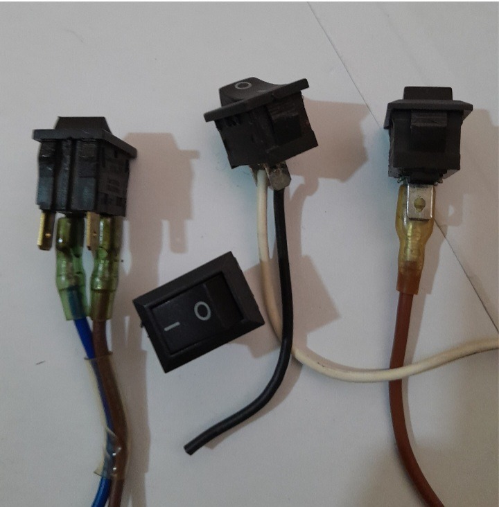 کلید راکر 250 ولت 15 آمپر خارجی