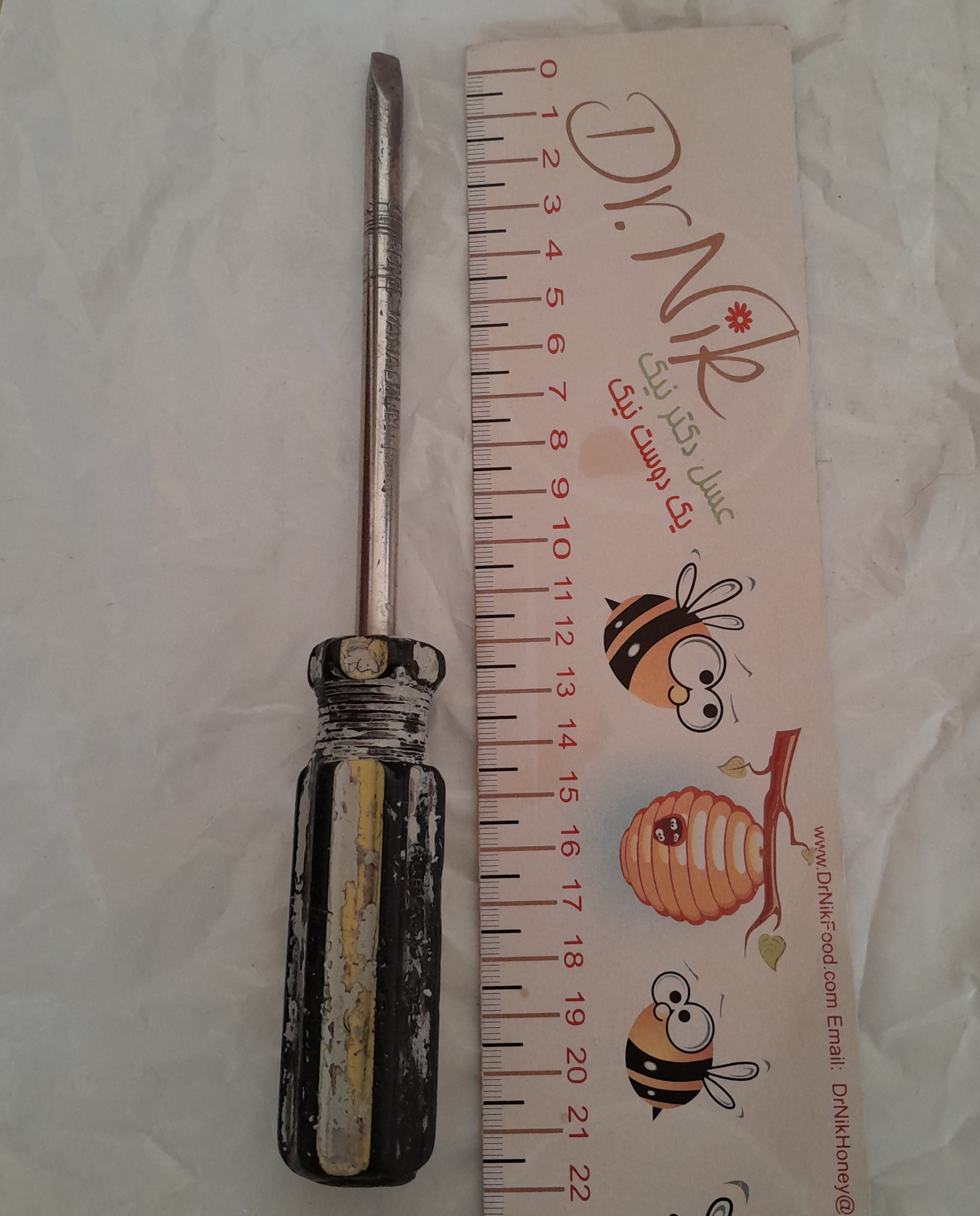 پیچ گوشتی تخت ژاپنی قدیمی