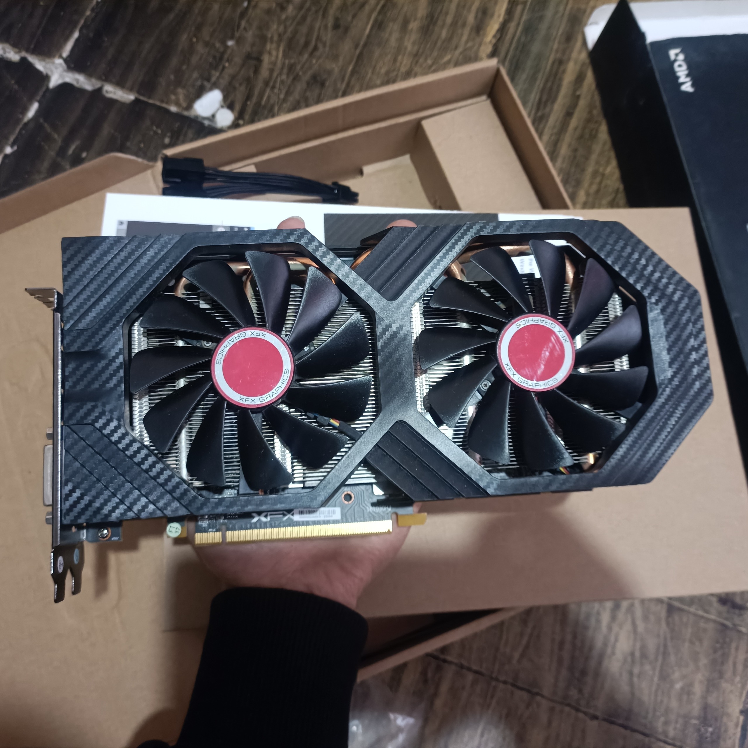کارت گرافیک xfx rx580 8gb (یک ماه گارانتی از ما)