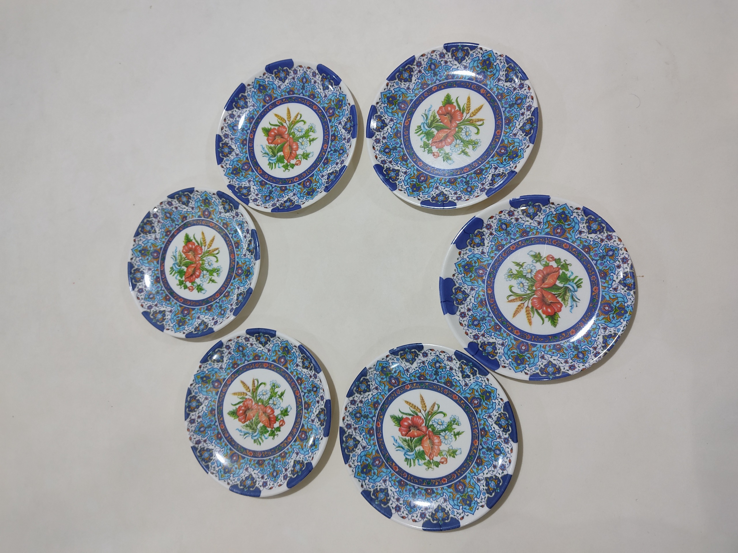 بشقاب ملامین قدیمی میوه خوری