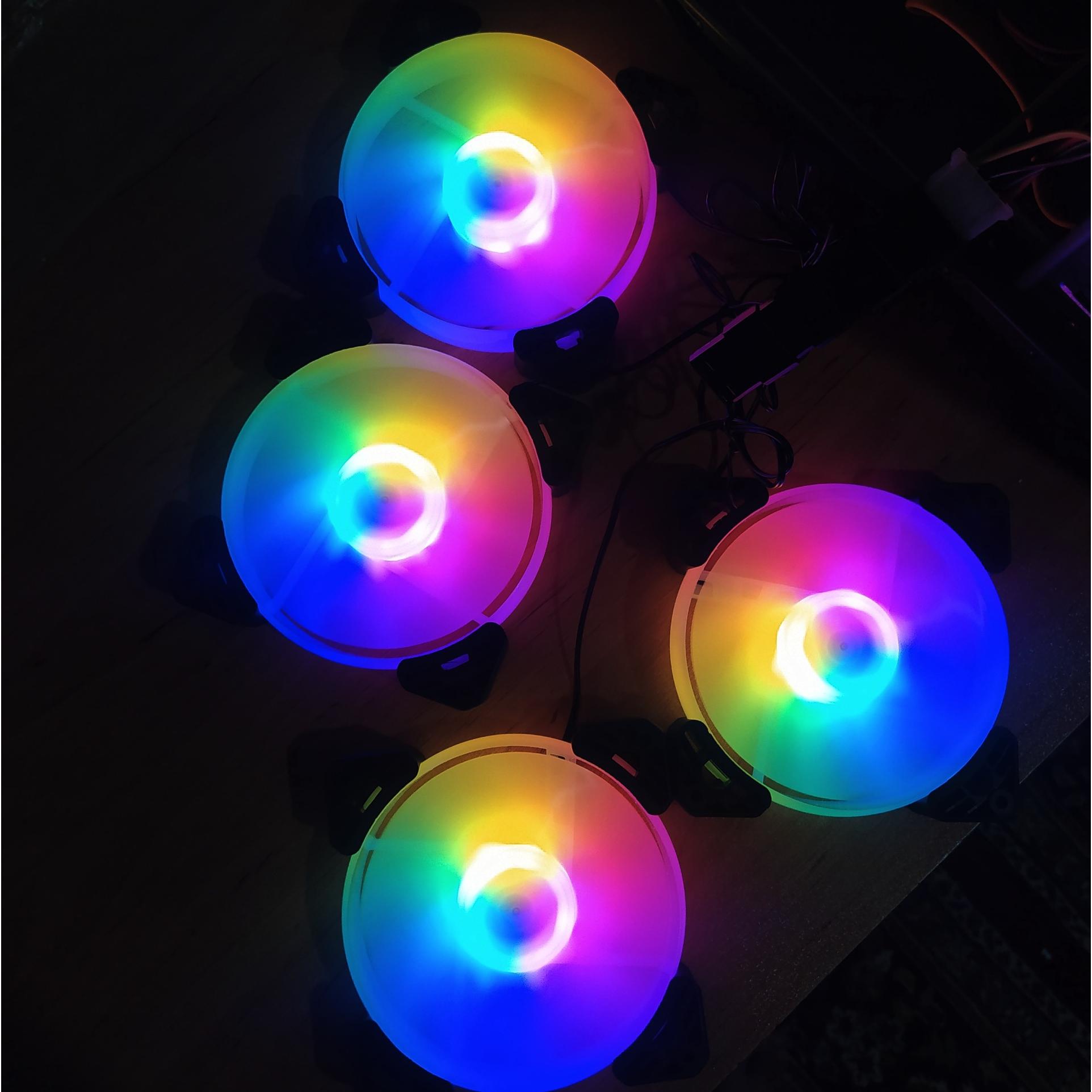 فن rgb رنگین کمانی