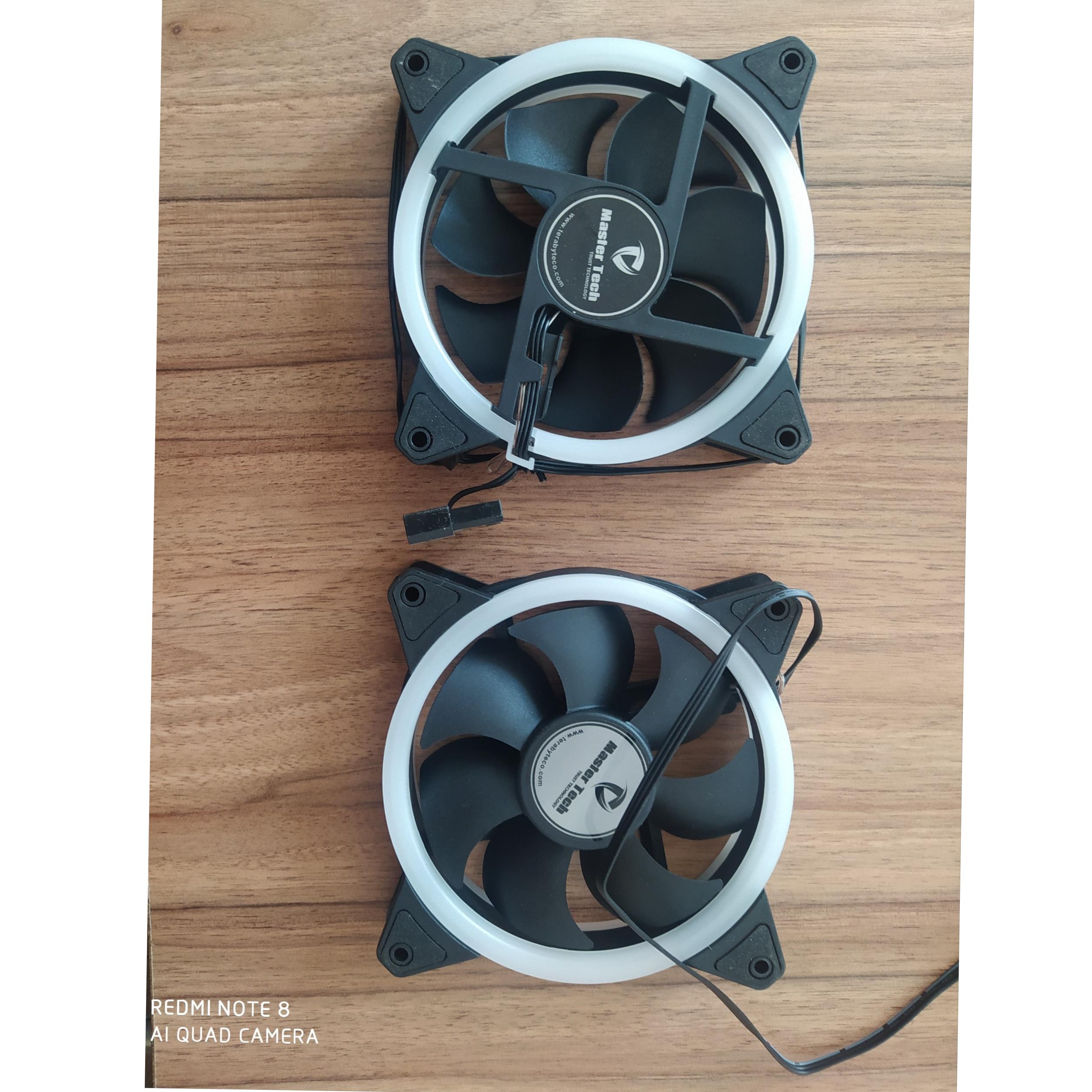 فن کیس rgb قرمز