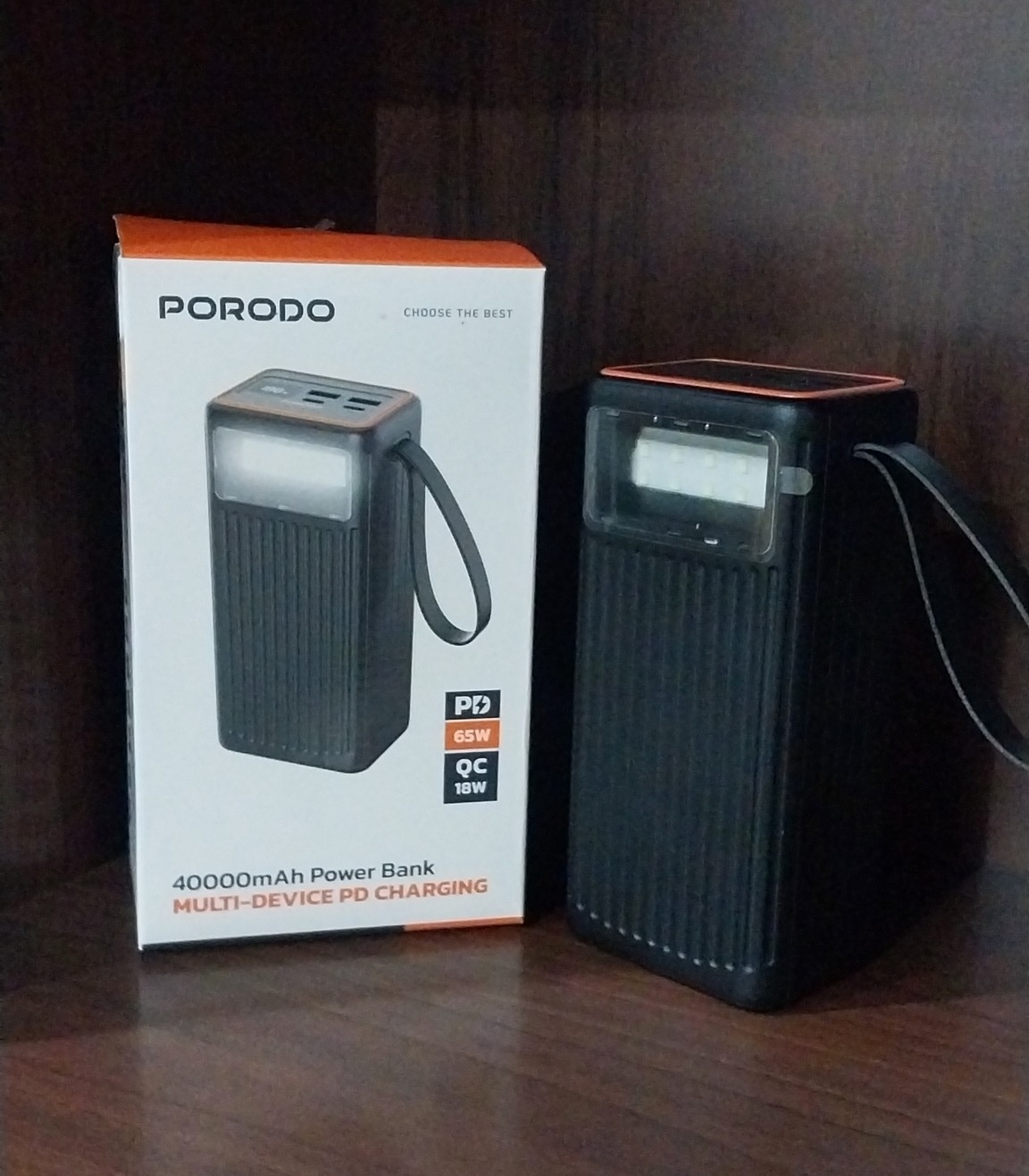 پاوربانک 40000 پرودو (Porodo) 65 وات