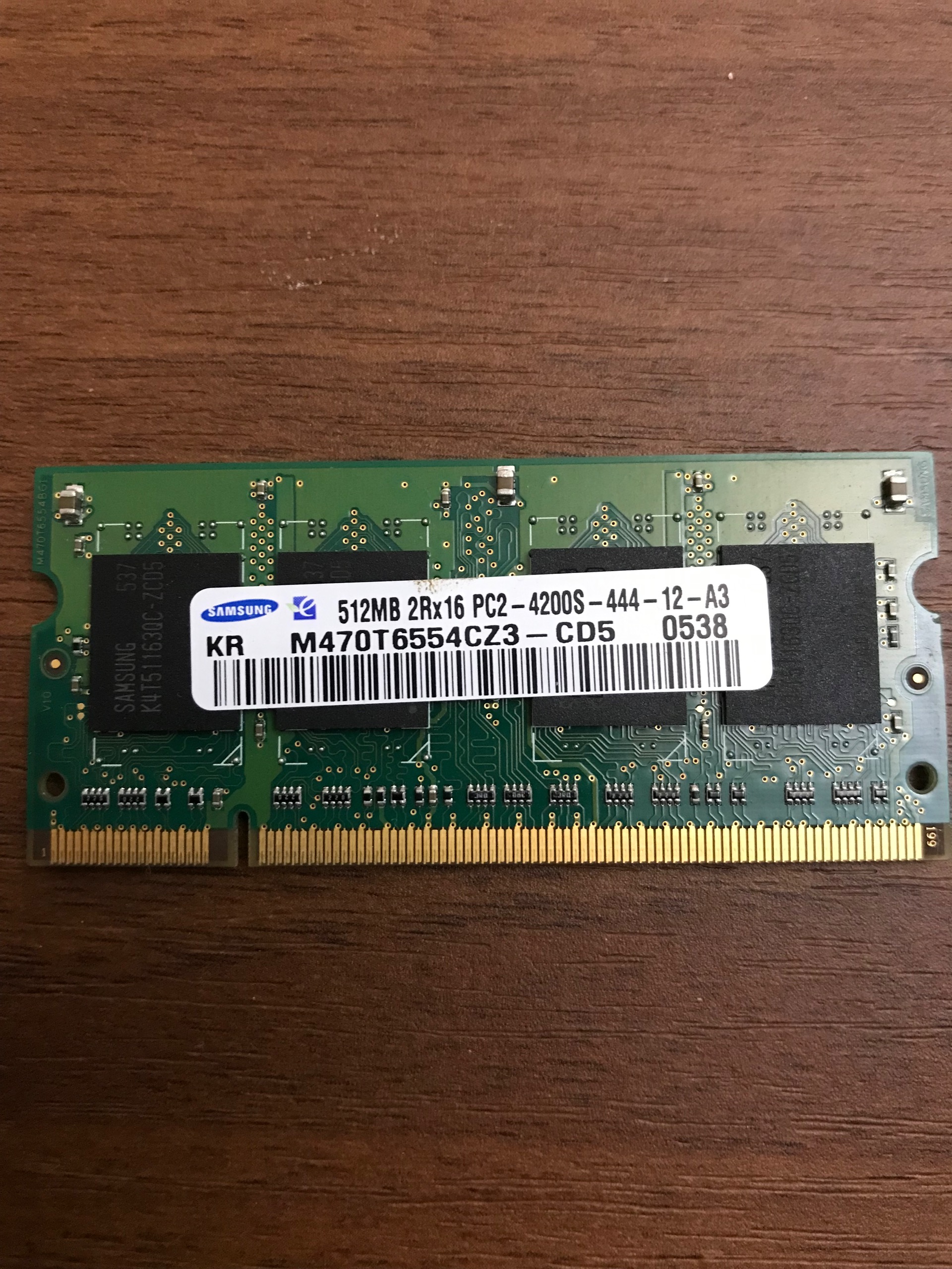 رم لپ تاپی سامسونگ مدل M470T6554CZ3-CD5
