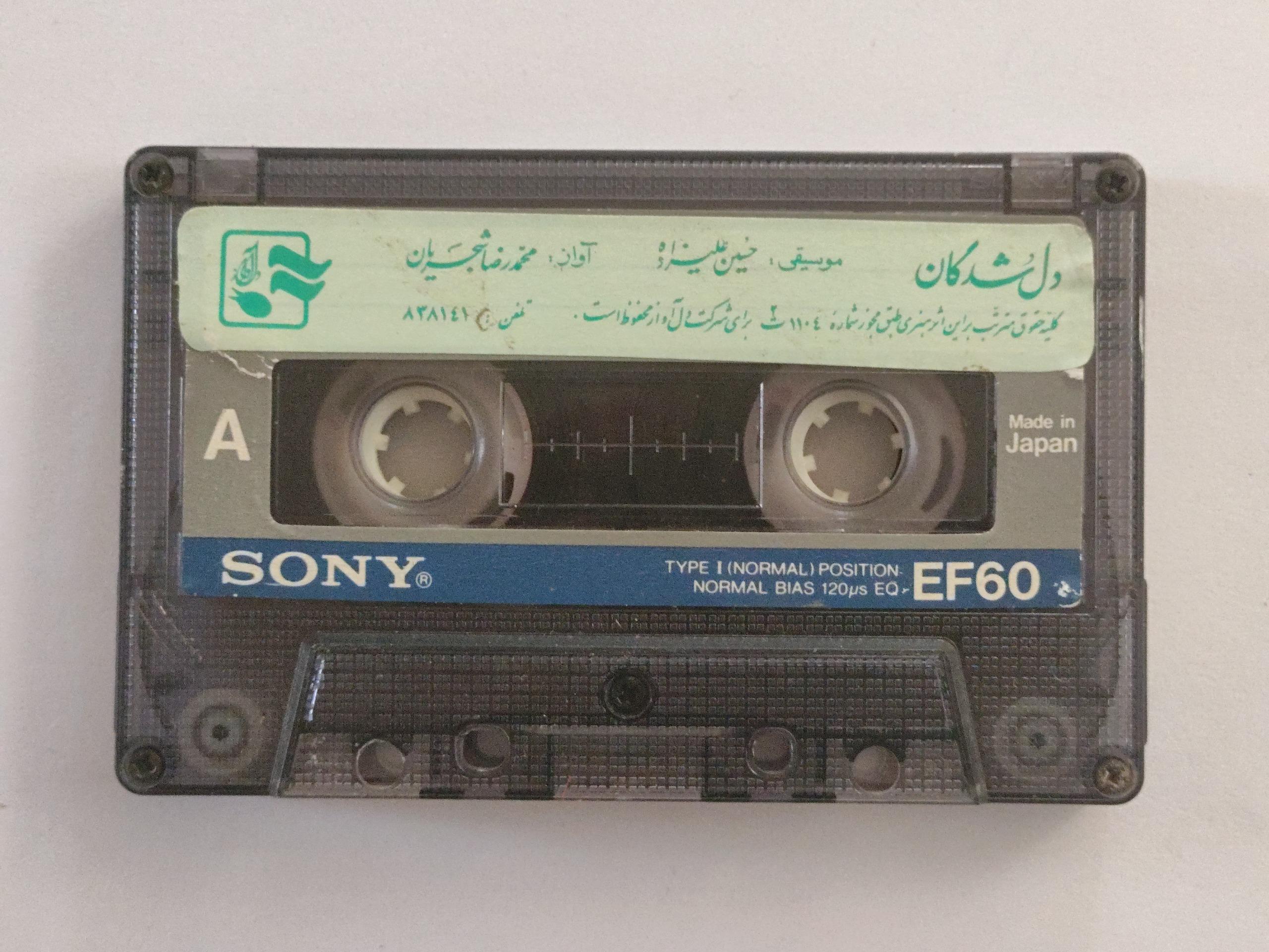 کاست بدون کاور از استاد شجریان  دل شدگان