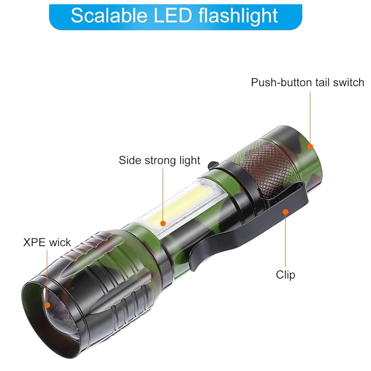 چراغ قوه LED چریکی