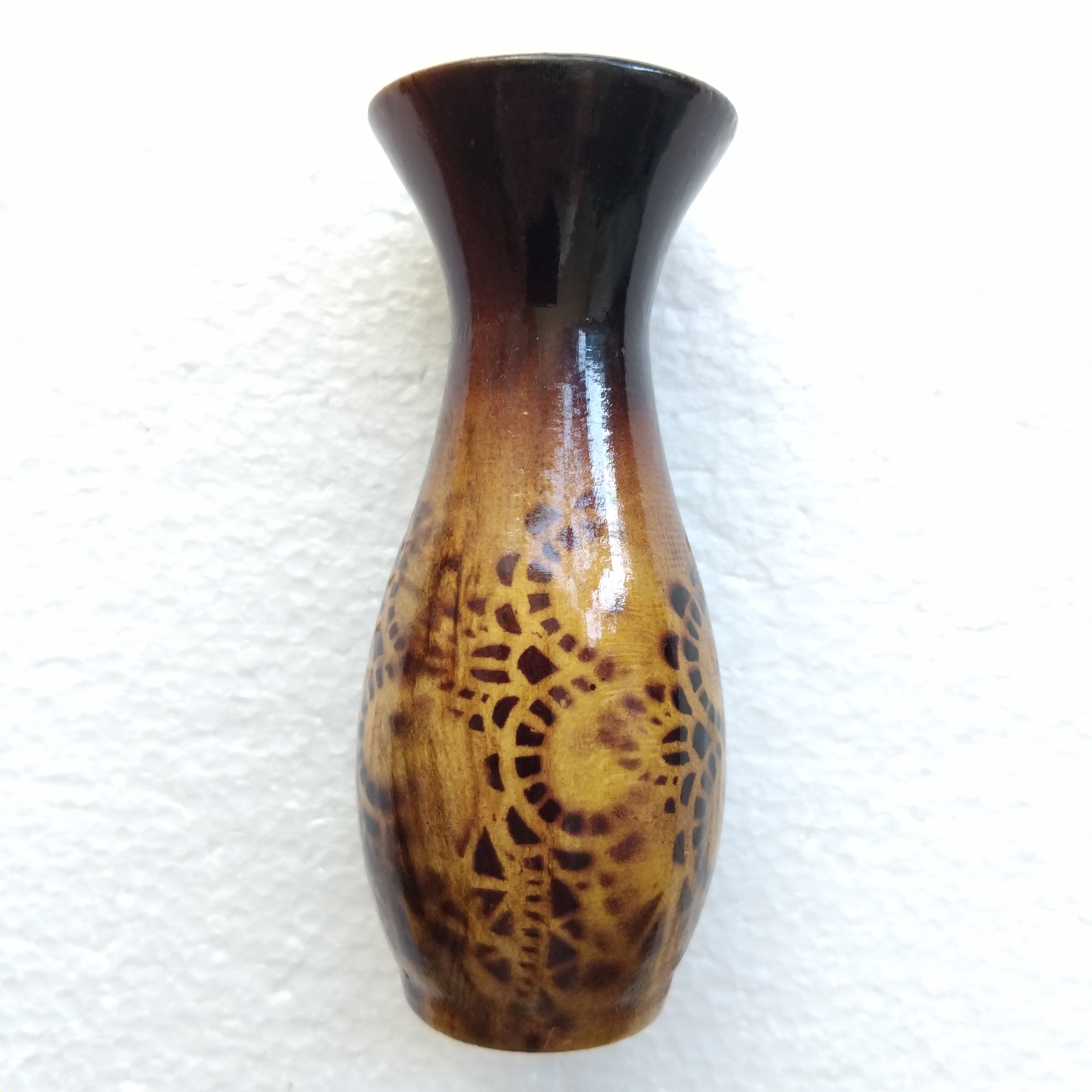 گلدان چوبی نقلی دکوری