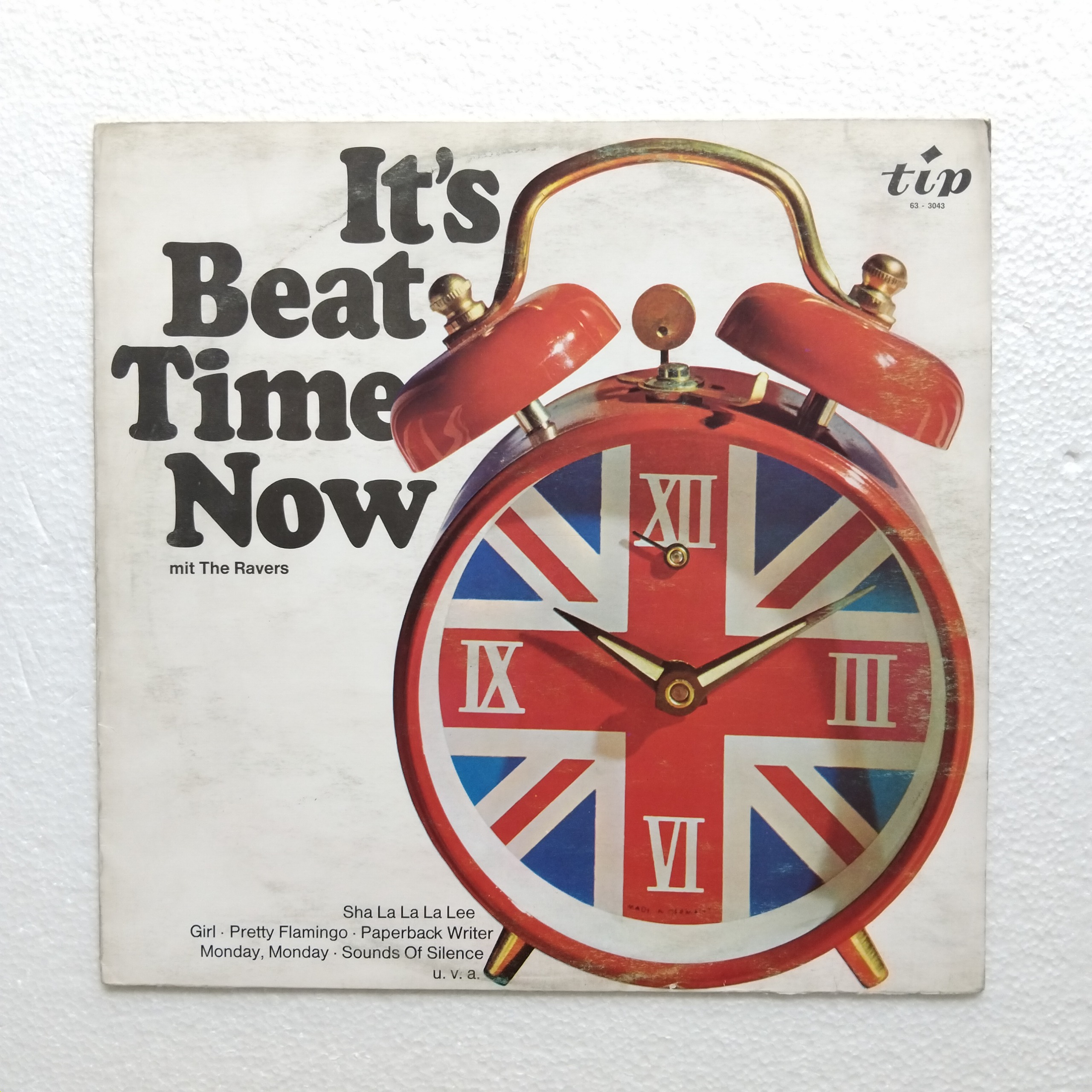 صفحه گرام 33 دور Its Beat Time Now MIT The Ravers