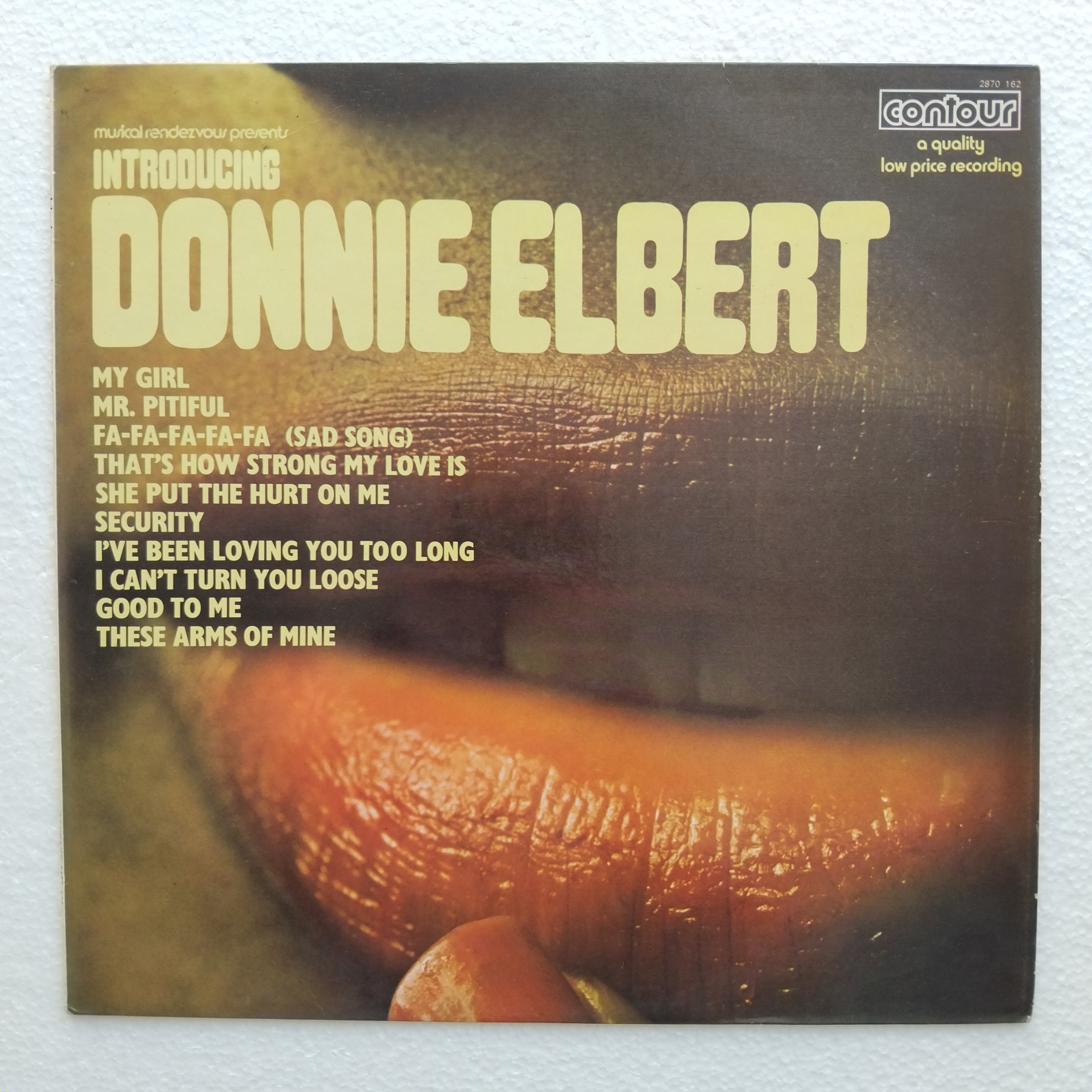 صفحه گرام 33 دور DONNIE ELBERT INTRODUSING