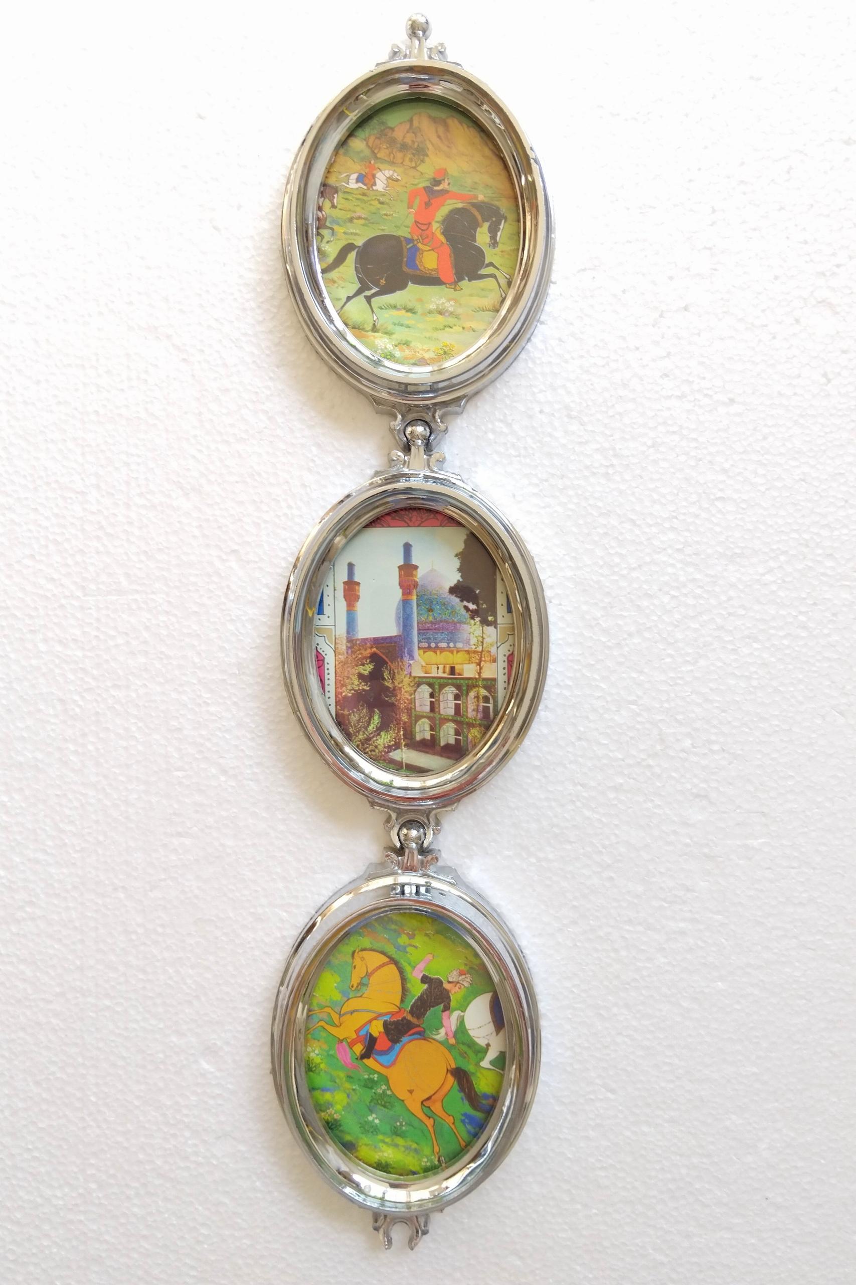 پک 3 تایی قاب عکس طرح بیضی باهم قفل شونده