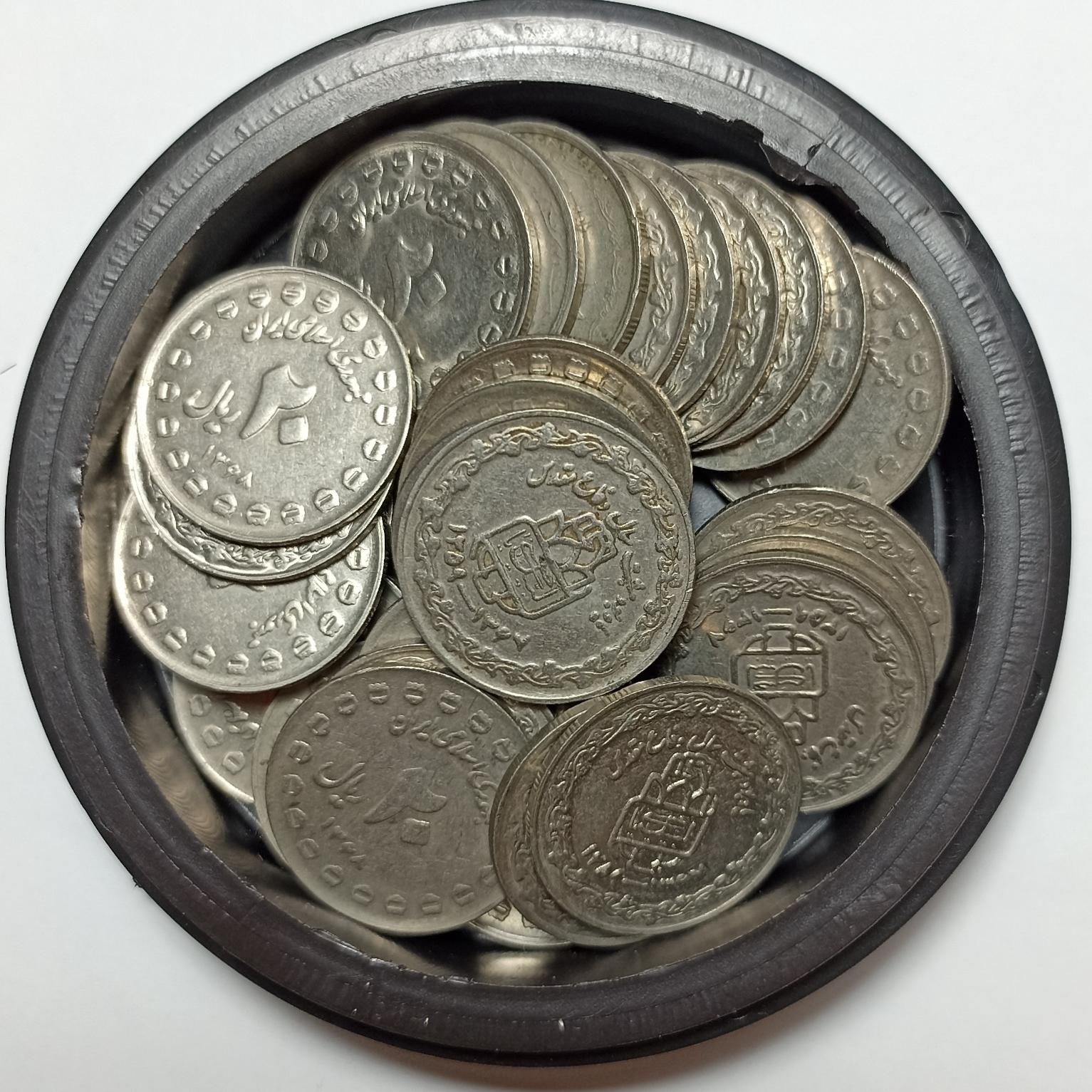 30 عدد سکه کیفیت عالی 20 ریال یادبود دفاع مقدس