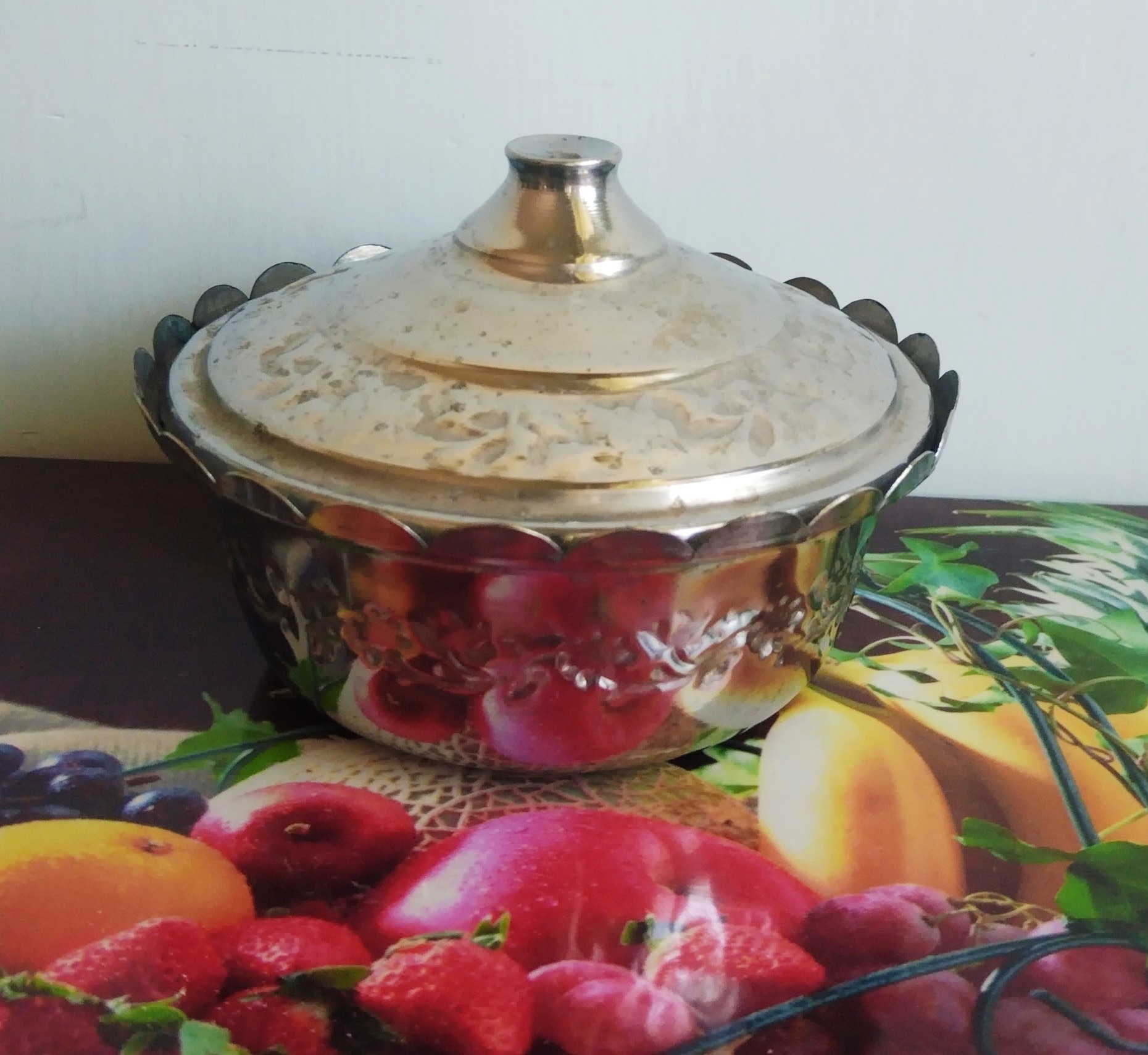 قندان قدیمی برنجی