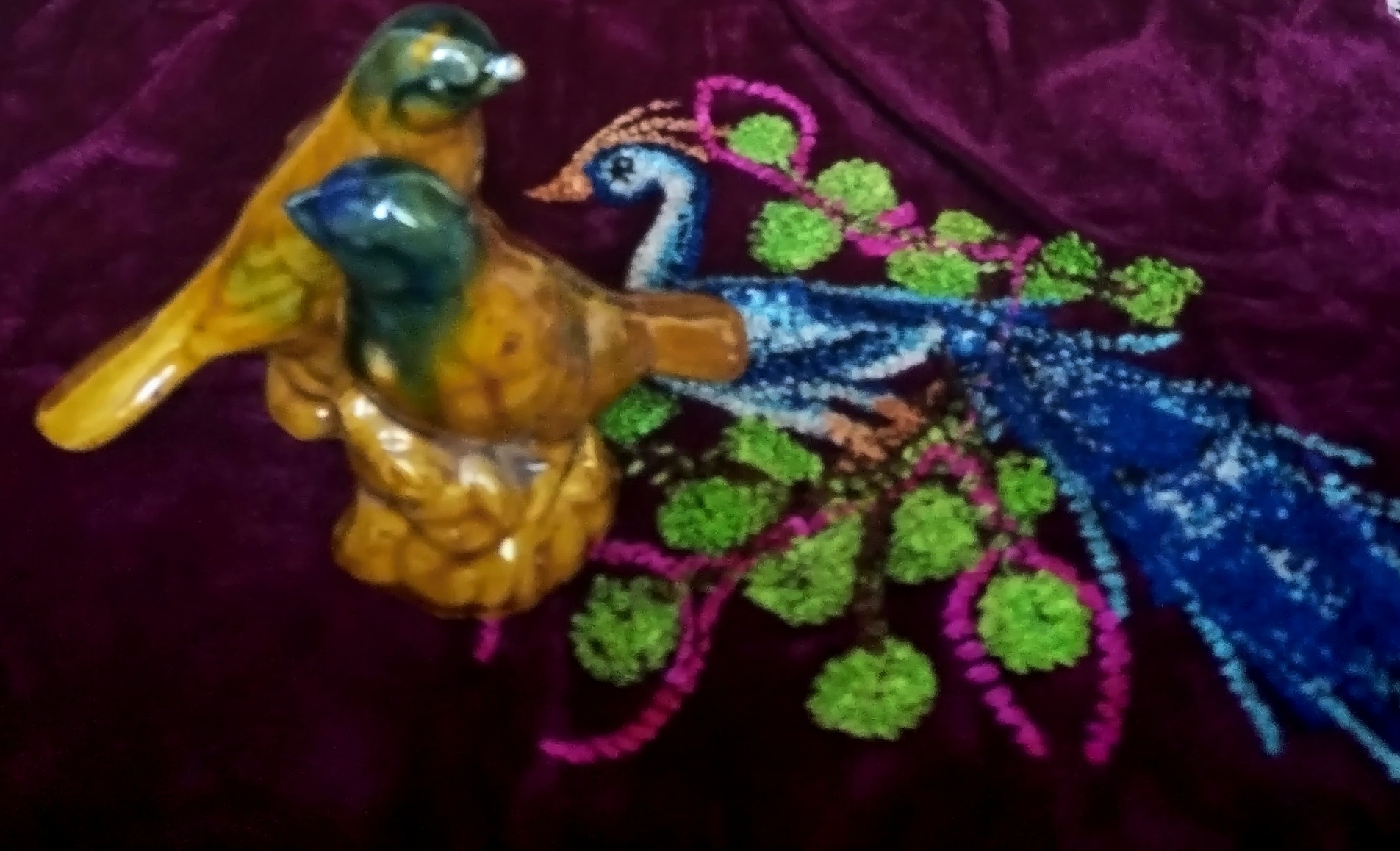 نمکدان گنجشکی سرامیکی