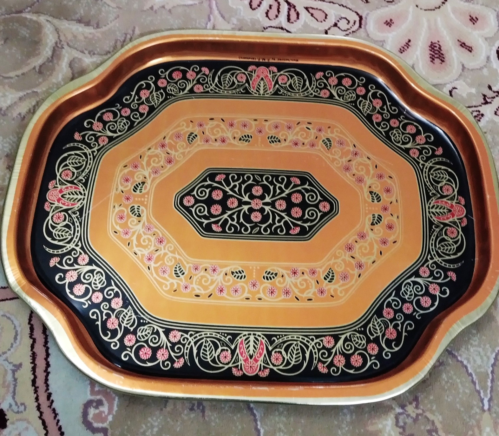 سینی فلزی قدیمی