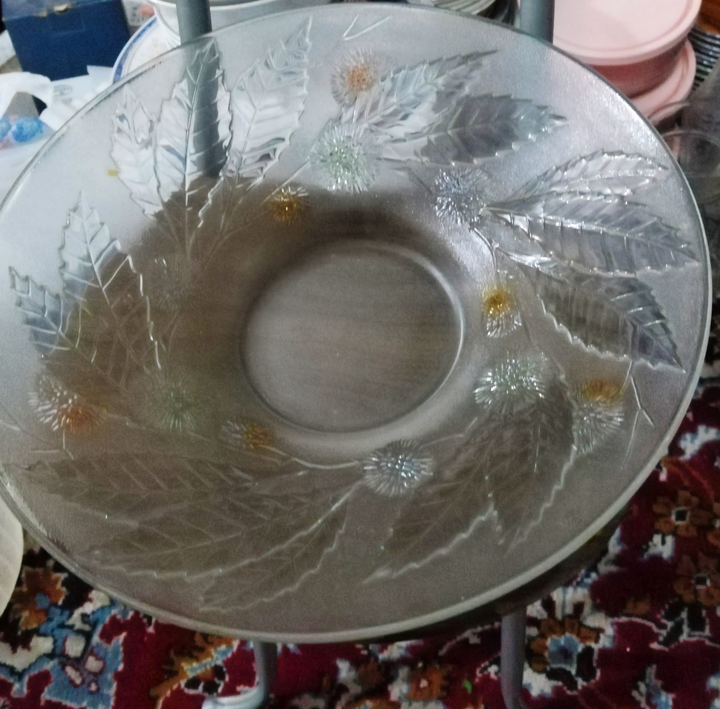 میوه خوری زیبای قدیمی خارجی نو با جعبه