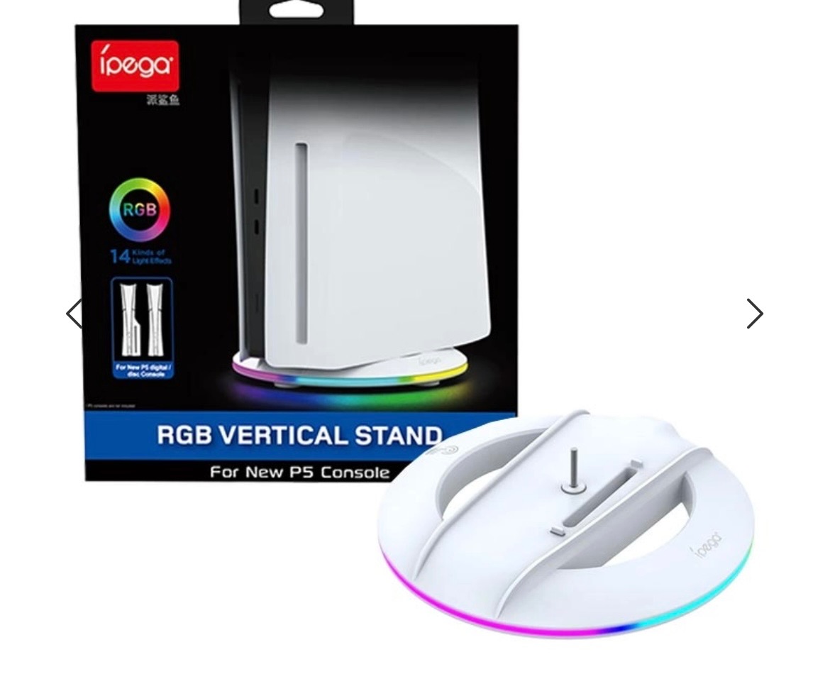 پایه نگهدارنده iPega RGB Vertical Stand PS5 Slim