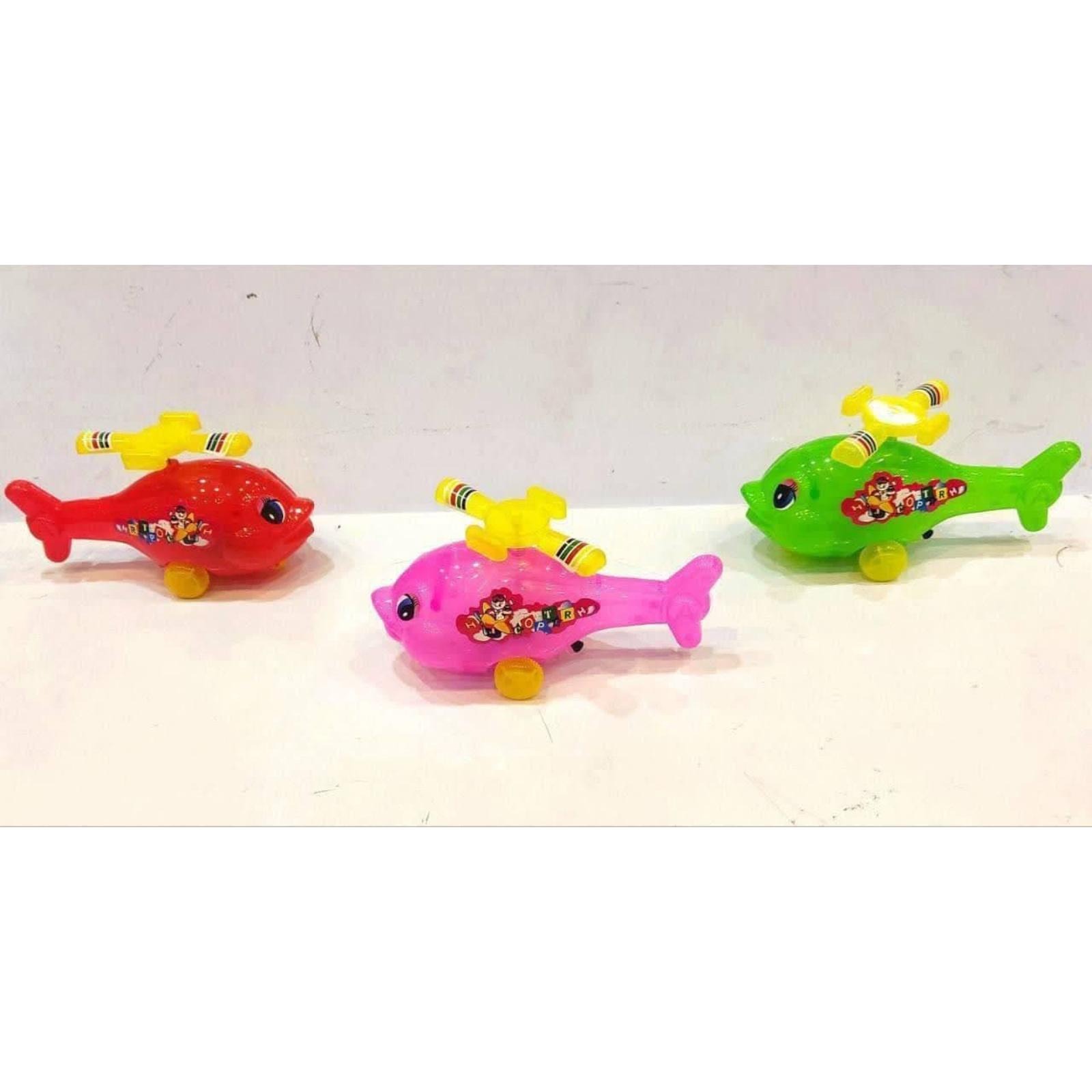 هلیکوپتر نخ کش سلفونی زیبا و جذاب بسته دو عددی