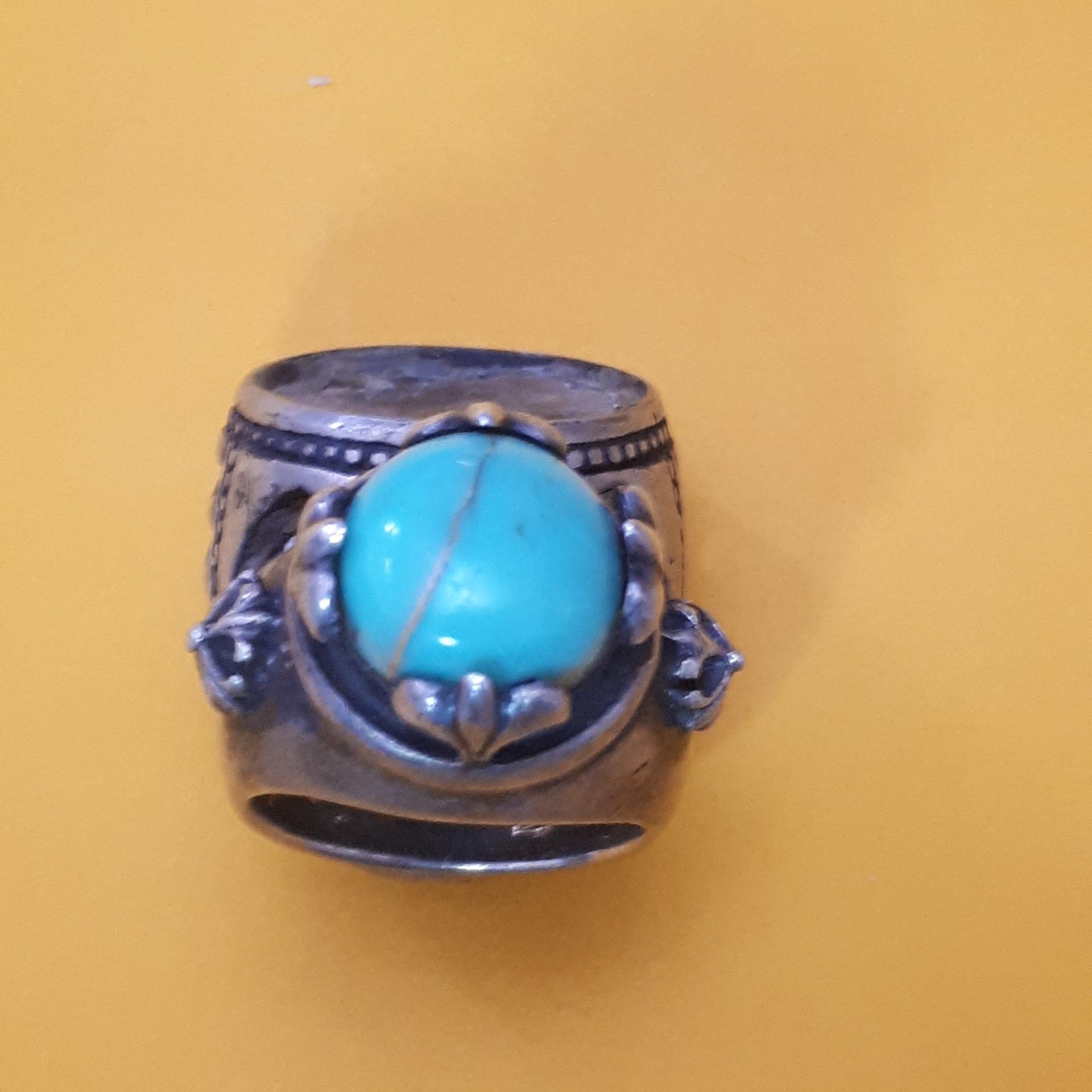 انگشتر نقره نگین فیروزه