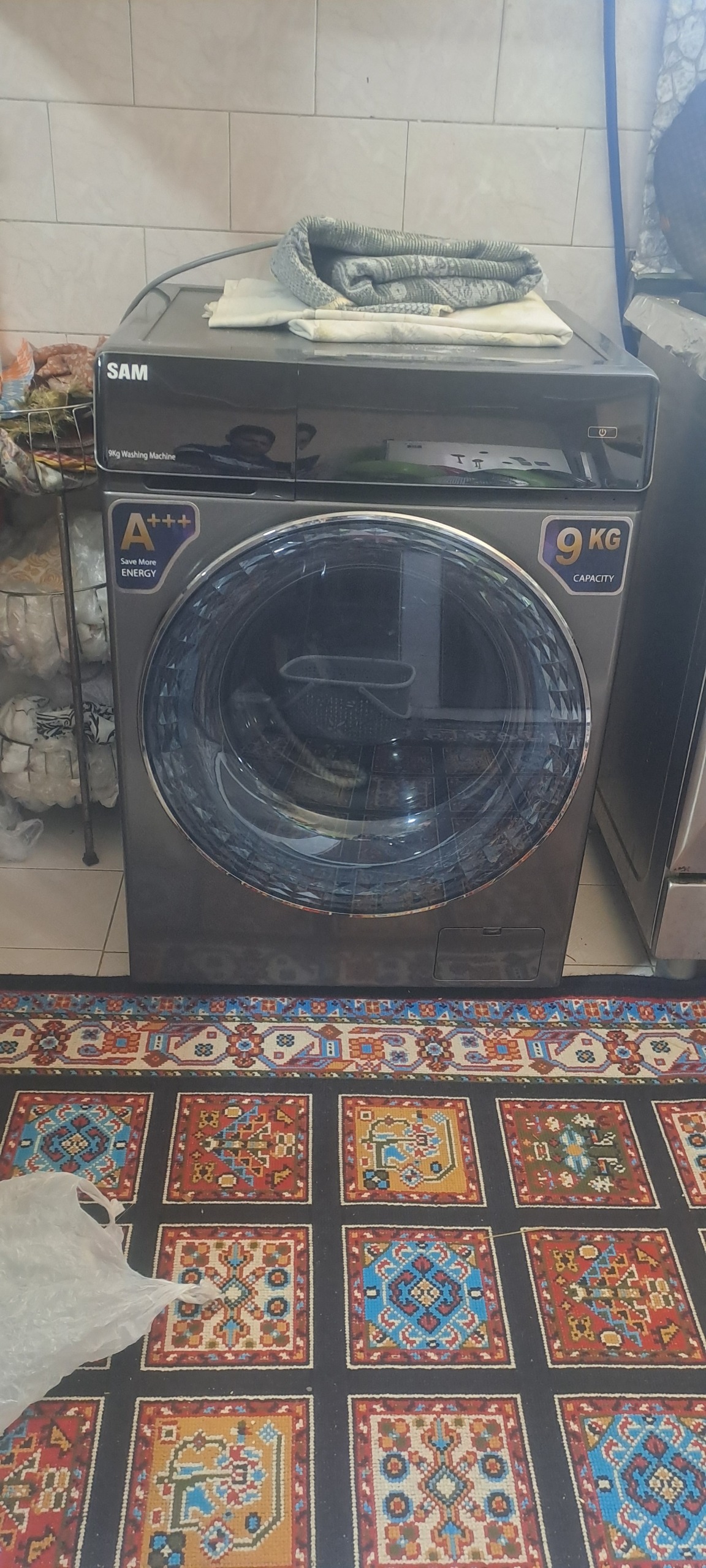 ماشین لباسشوی 9کیلو سام