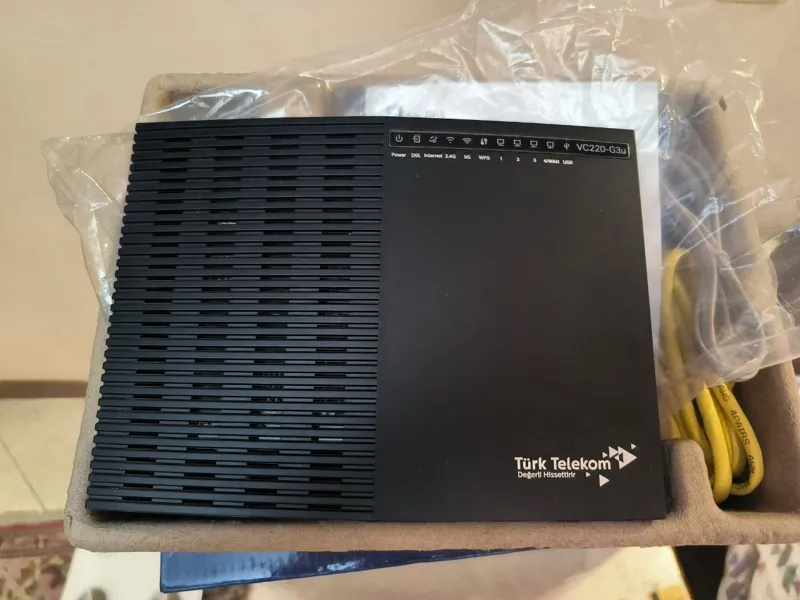 مودم ADSL/VDSL ترکتلکام ترکیه آنلاک با جعبه کامل