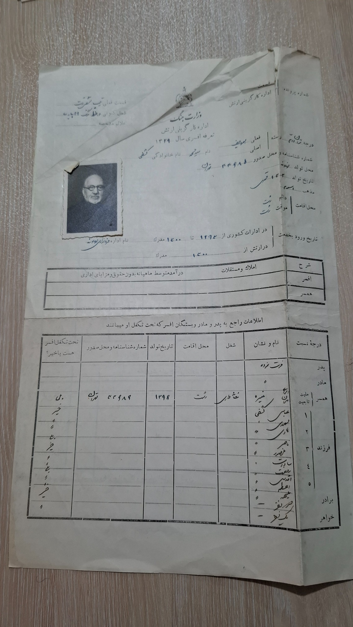 افسری سال 1329