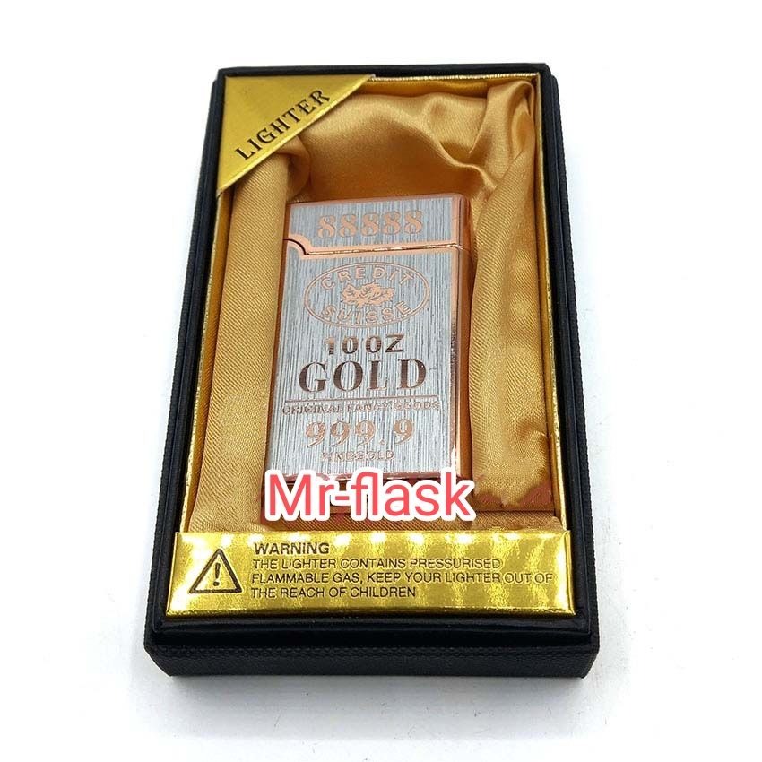 فندک گازی اتمی طرح gold100z مسی