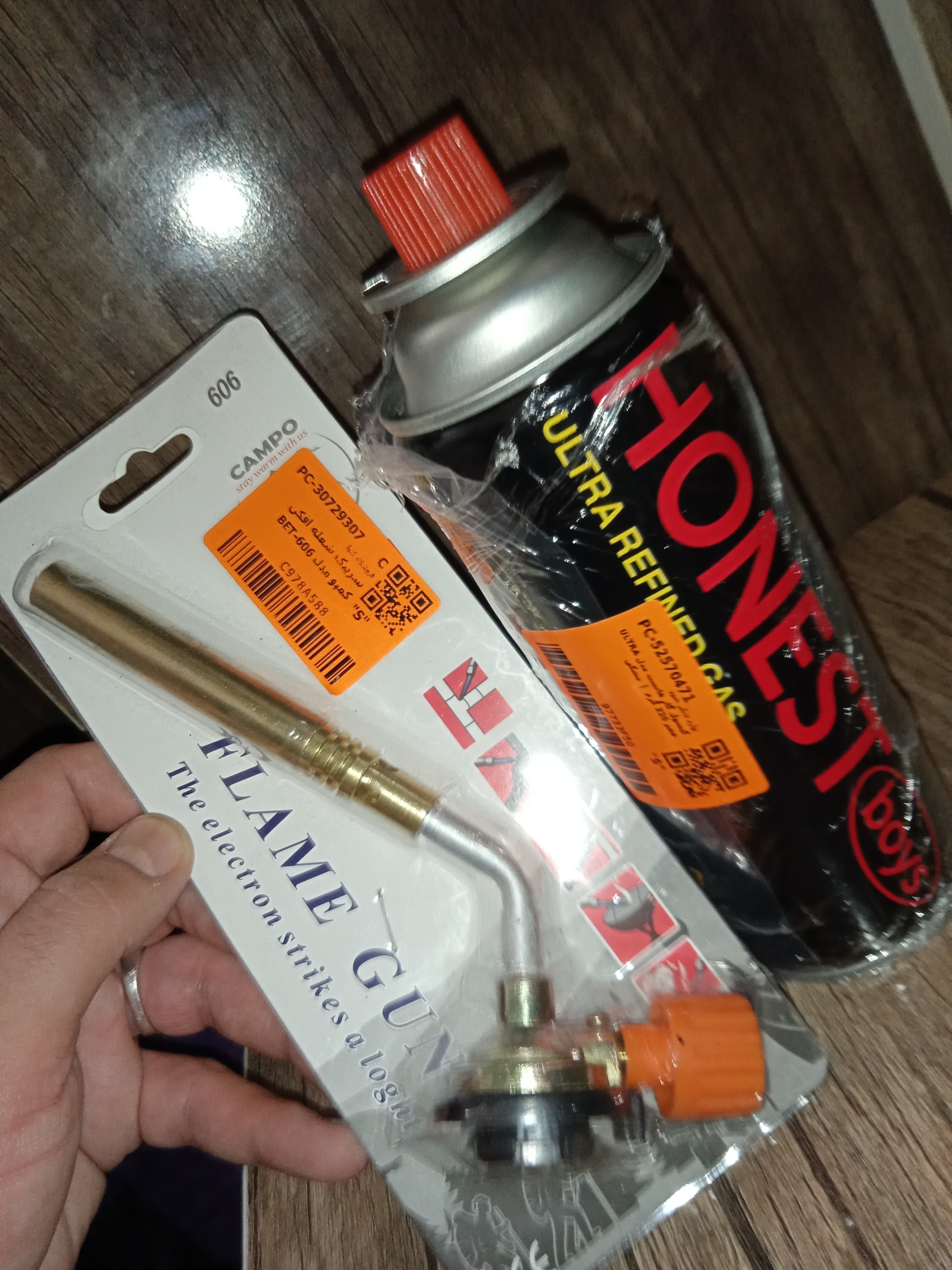 سرشعله وکپسول گاز