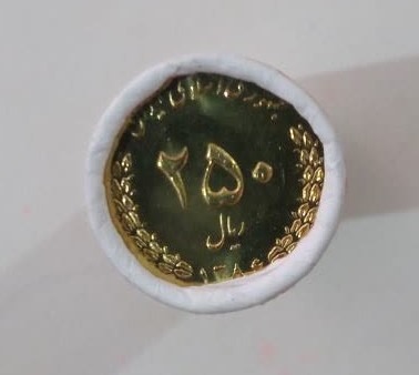 رول 25 تومانی گل لاله بانکی 1386 طلایی