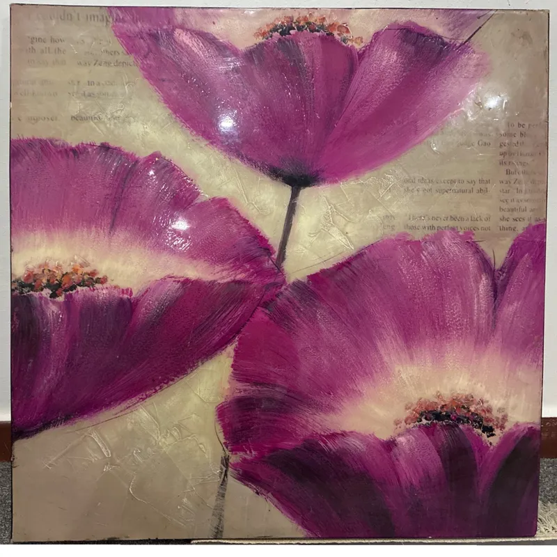 تابلو طرح گل نو