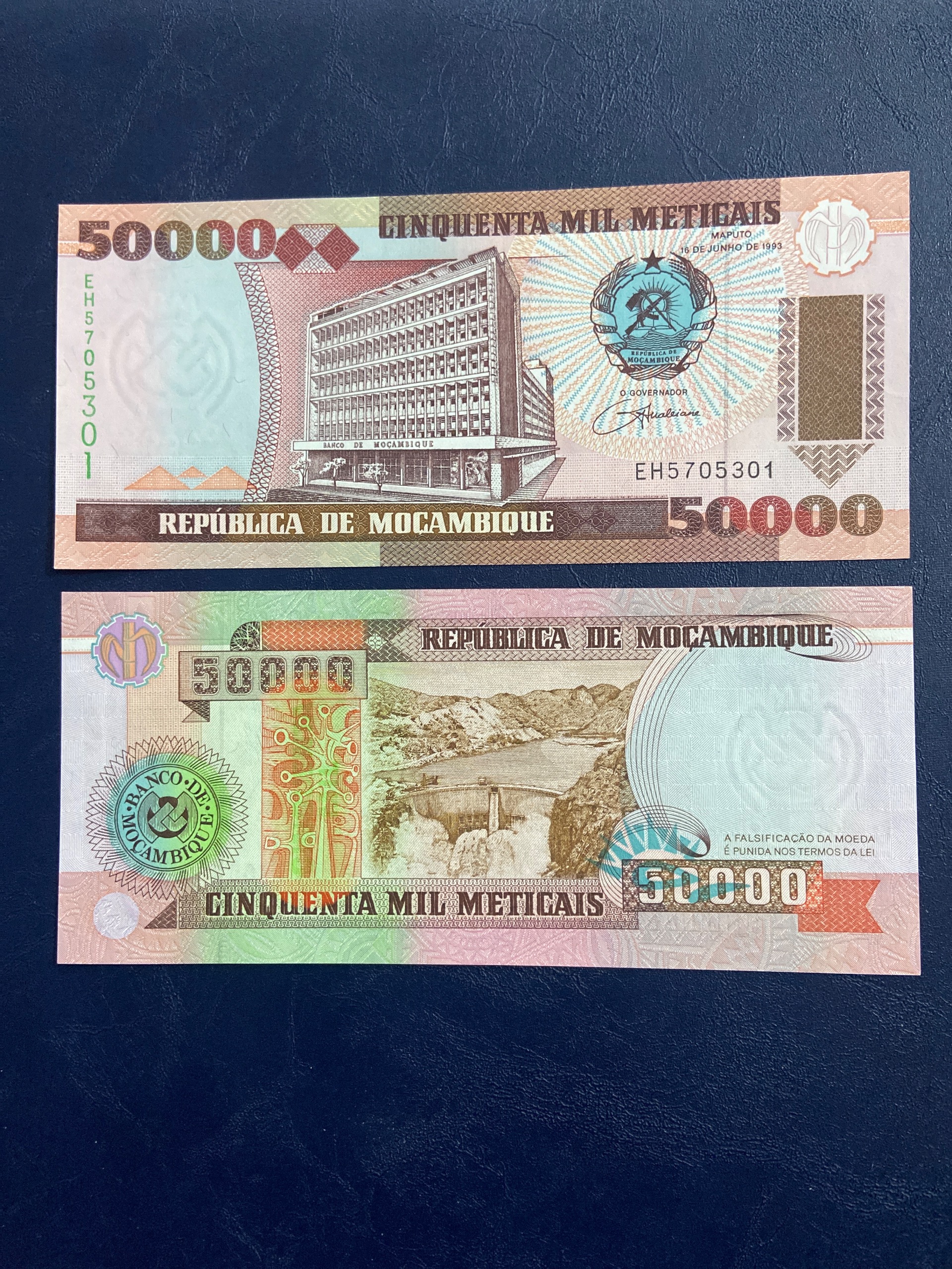 50000 متیکال موزامبیک