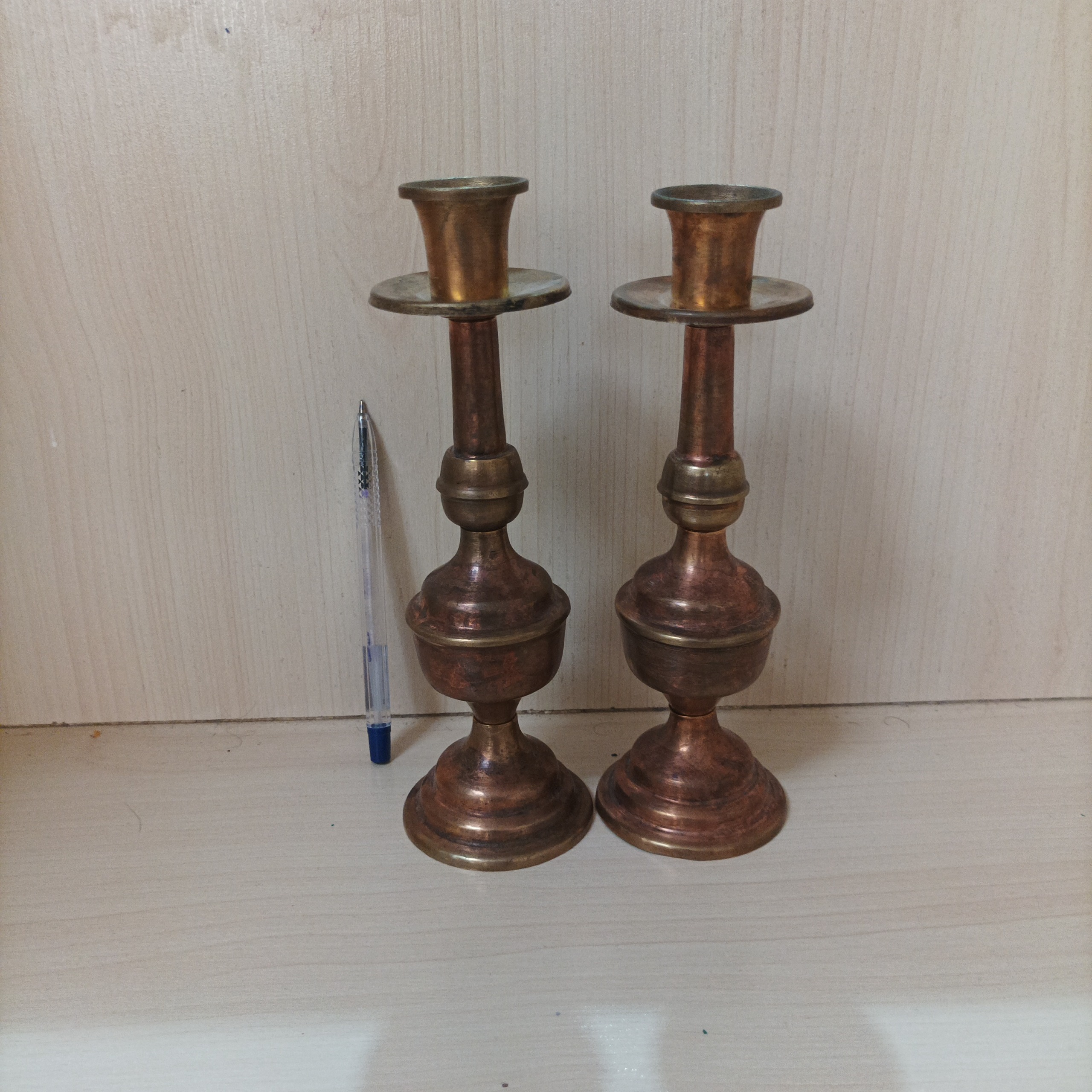 شمعدان مسی زیبا