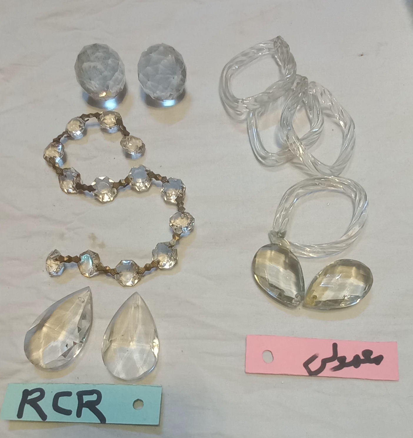 قطعات لوستر کریستال
